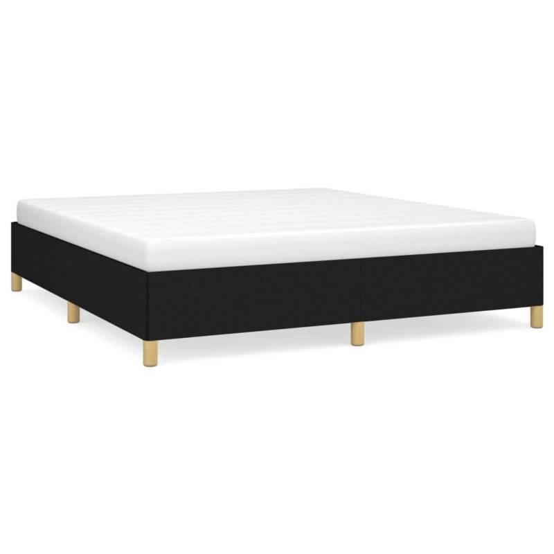 vidaXL Bettgestell Schwarz 180x200 cm Stoff Modell 41397668 von VIDAXL