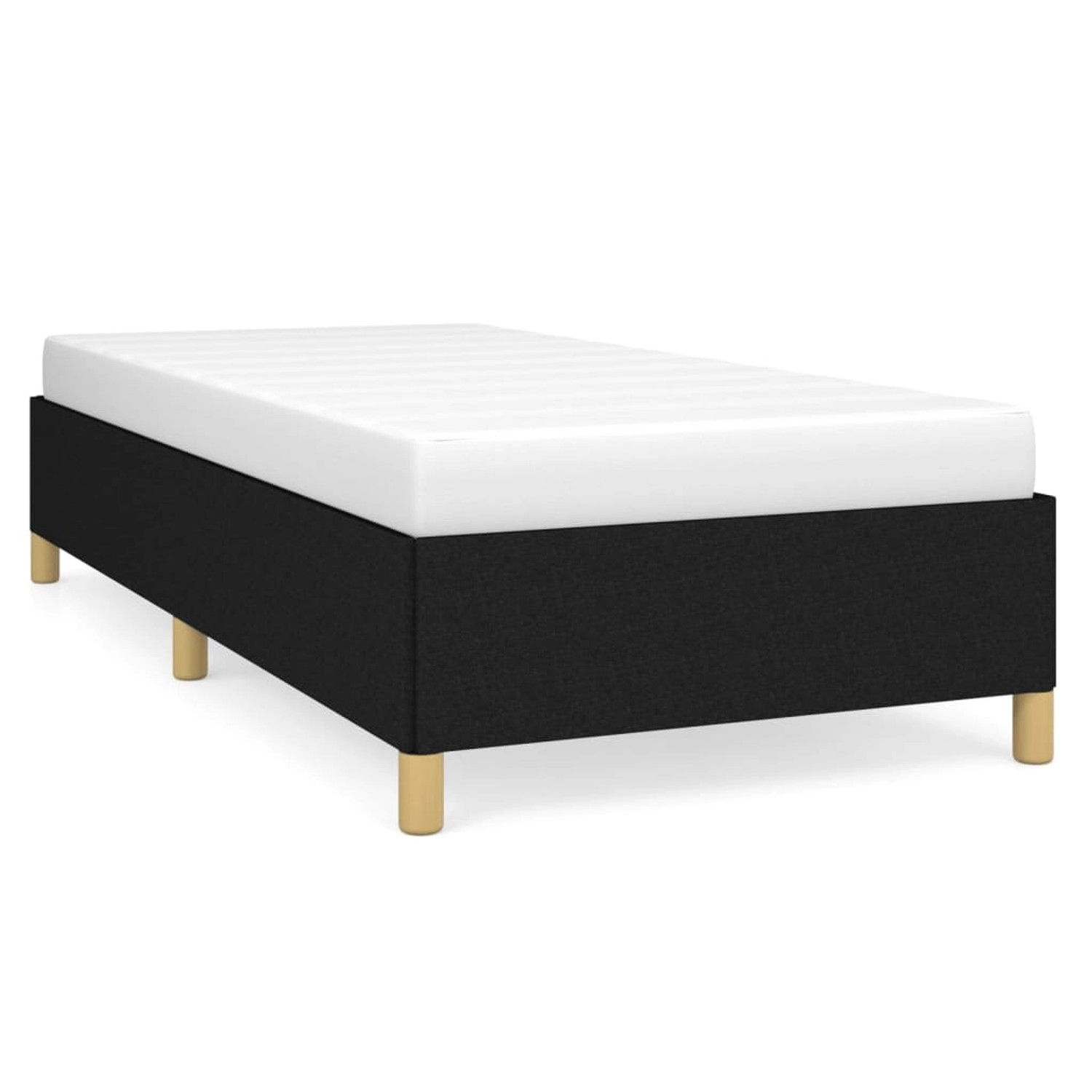vidaXL Bettgestell Schwarz 90x190 cm Stoff Modell 11368231 vidaXL Bettgestell Schwarz 90x190 cm Stoff Modell 11368231 von VIDAXL