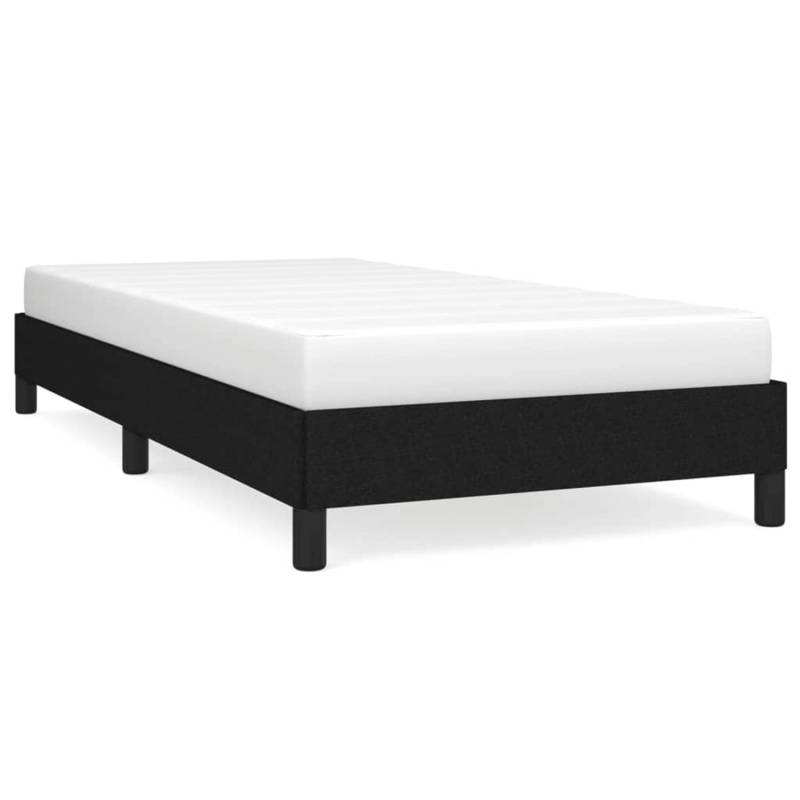 vidaXL Bettgestell Schwarz 90x190 cm Stoff Modell 31359014 von VIDAXL