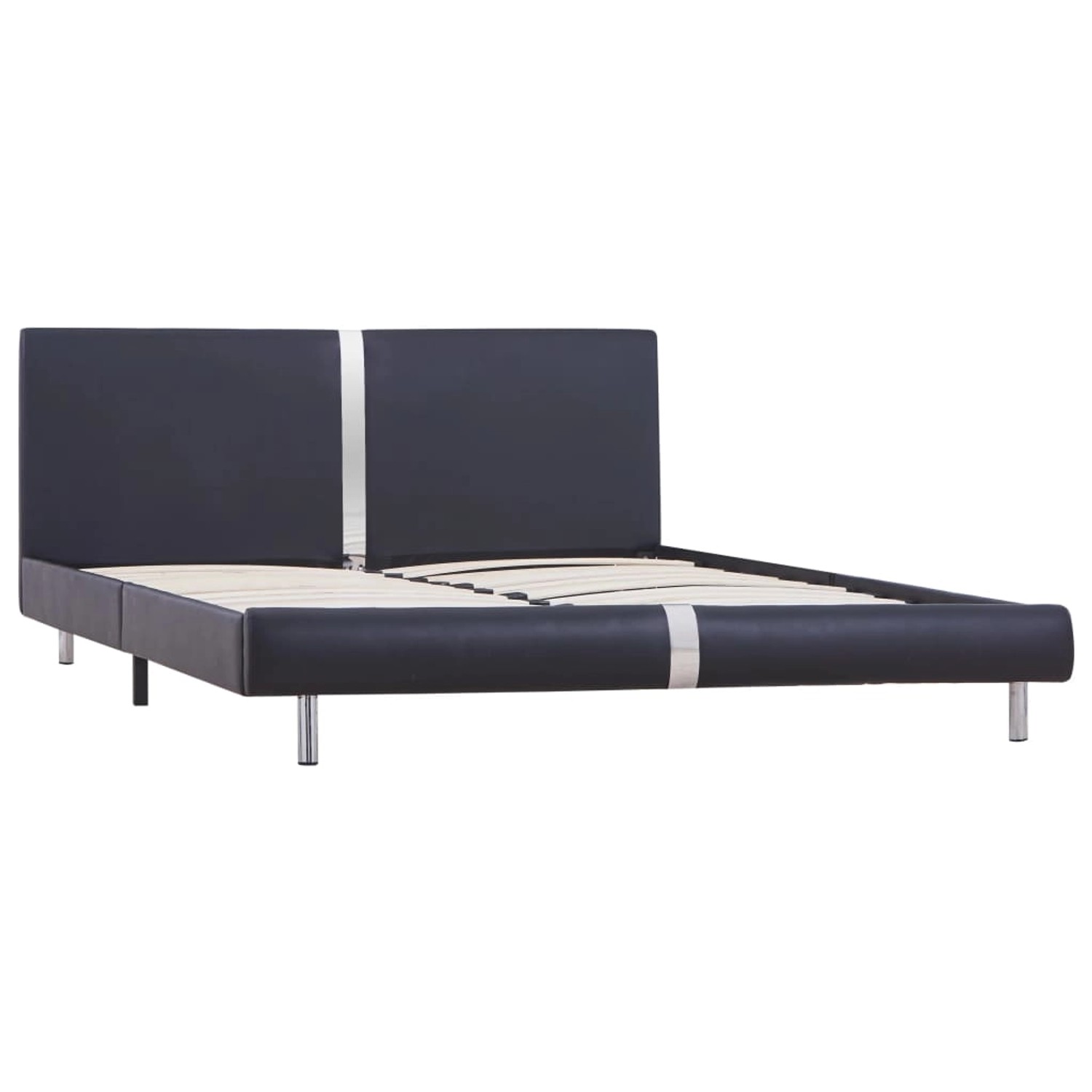 vidaXL Bettgestell Schwarz Kunstleder 120 x 200 cm Modell 1615657 vidaXL Bettgestell Schwarz Kunstleder 120 x 200 cm Modell 1615657 von VIDAXL