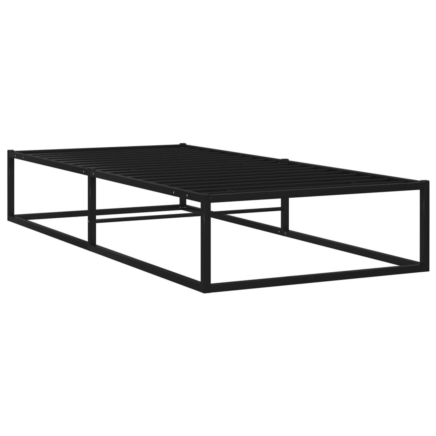 vidaXL Bettgestell Schwarz Metall 100 x 200 cm Modell 9650994 vidaXL Bettgestell Schwarz Metall 100 x 200 cm Modell 9650994 von VIDAXL