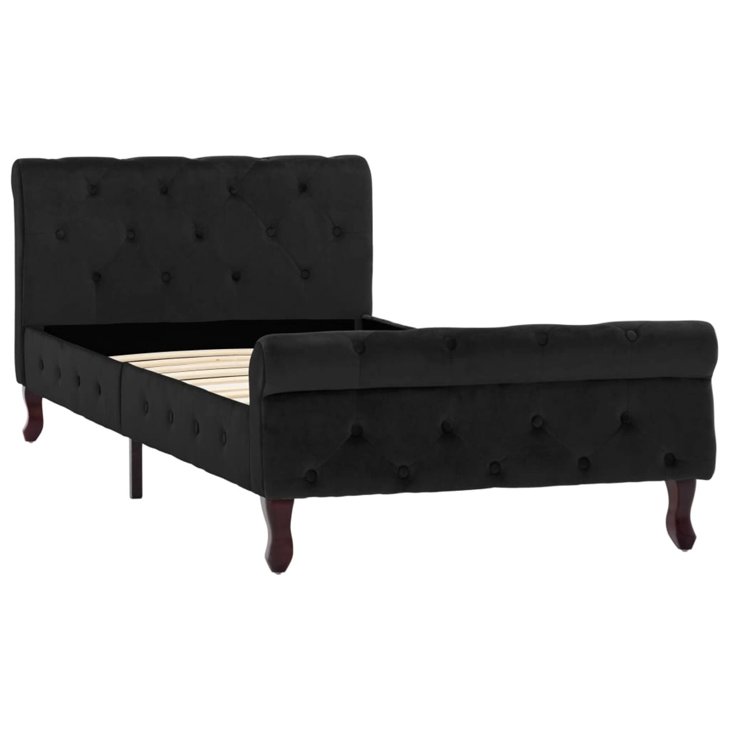 vidaXL Bettgestell Schwarz Samt 90 x 200 cm622034 vidaXL Bettgestell Schwarz Samt 90 x 200 cm622034 von VIDAXL
