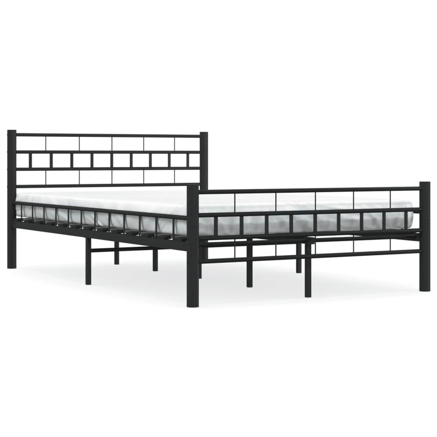 vidaXL Bettgestell Schwarz Stahl 120x200 cm619044 vidaXL Bettgestell Schwarz Stahl 120x200 cm619044 von VIDAXL