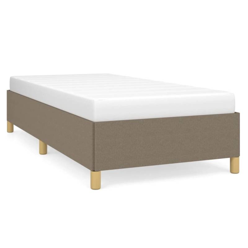 vidaXL Bettgestell Taupe 100x200 cm Stoff Modell 31366899 von VIDAXL
