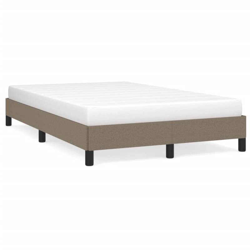 vidaXL Bettgestell Taupe 120x200 cm Stoff Modell 11397399 von VIDAXL