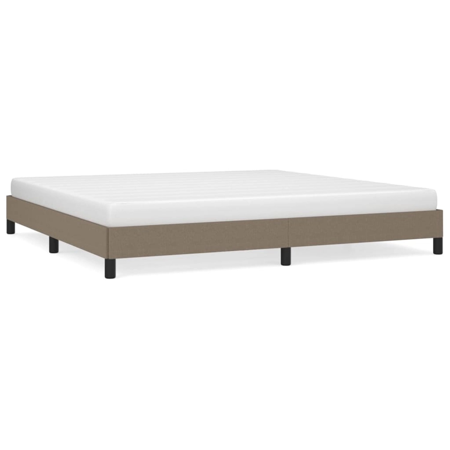 vidaXL Bettgestell Taupe 200x200 cm Stoff Modell 31368300 vidaXL Bettgestell Taupe 200x200 cm Stoff Modell 31368300 von VIDAXL