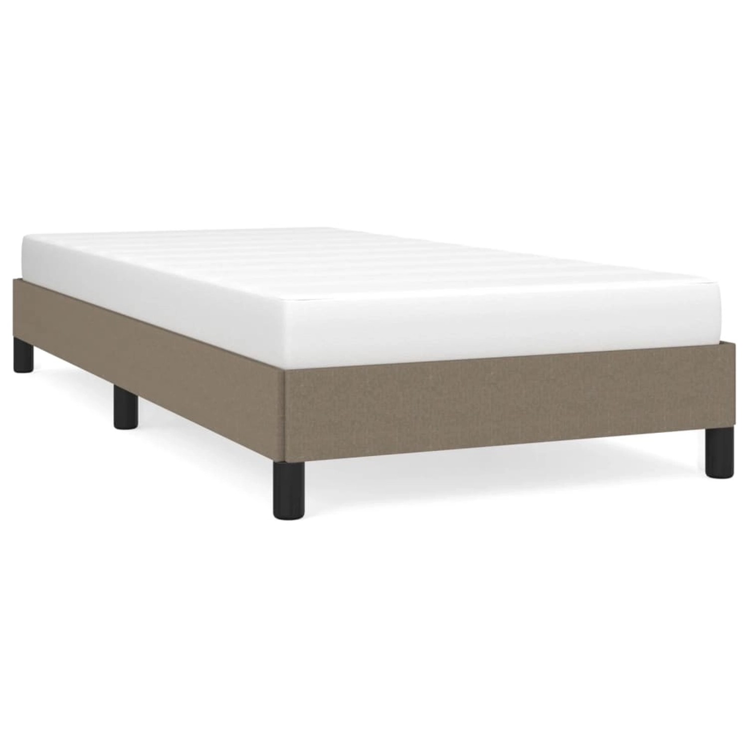 vidaXL Bettgestell Taupe 90x200 cm Stoff Modell 21377479 vidaXL Bettgestell Taupe 90x200 cm Stoff Modell 21377479 von VIDAXL