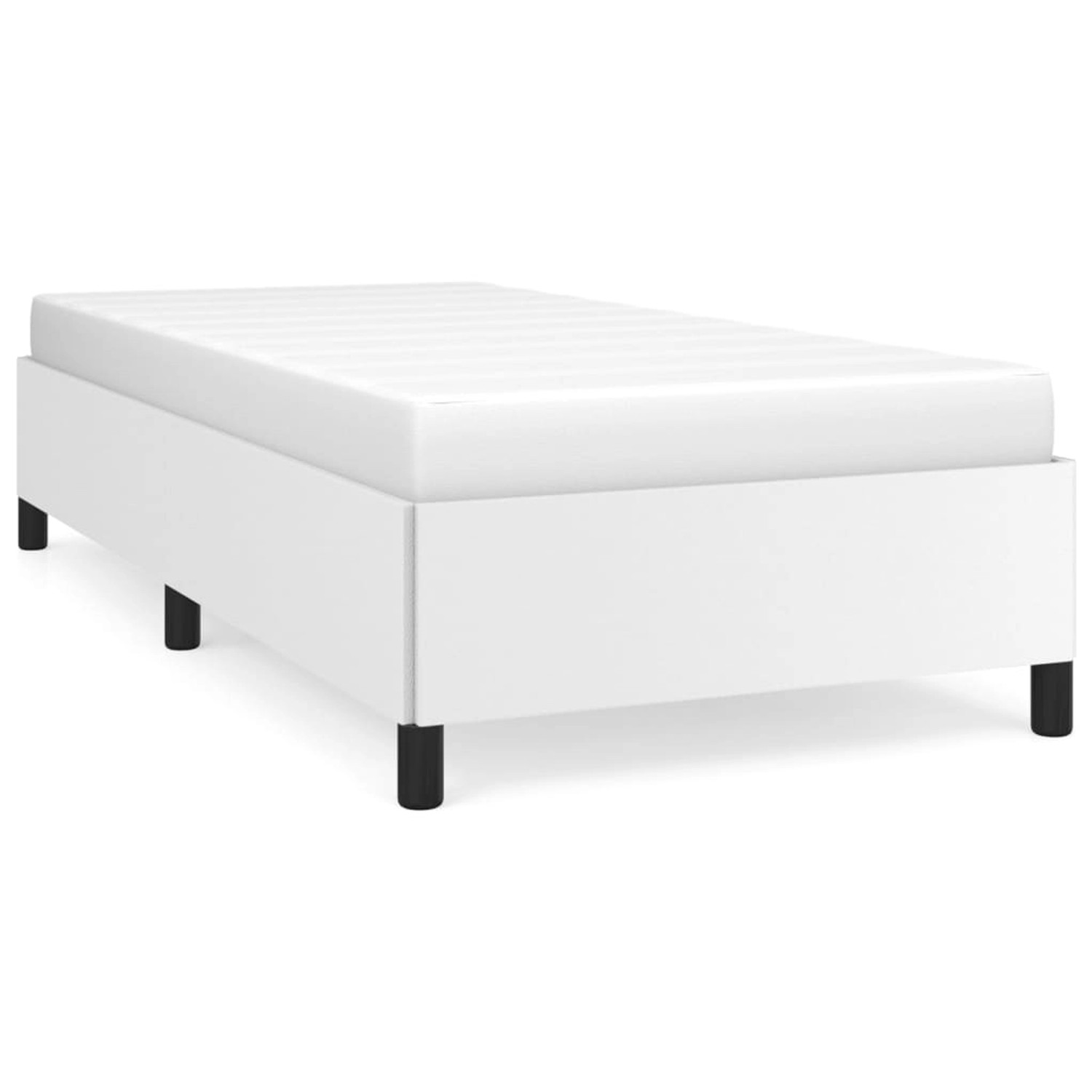 vidaXL Bettgestell Weiß 100x200 cm Kunstleder Modell 31370072 vidaXL Bettgestell Weiß 100x200 cm Kunstleder Modell 31370072 von VIDAXL
