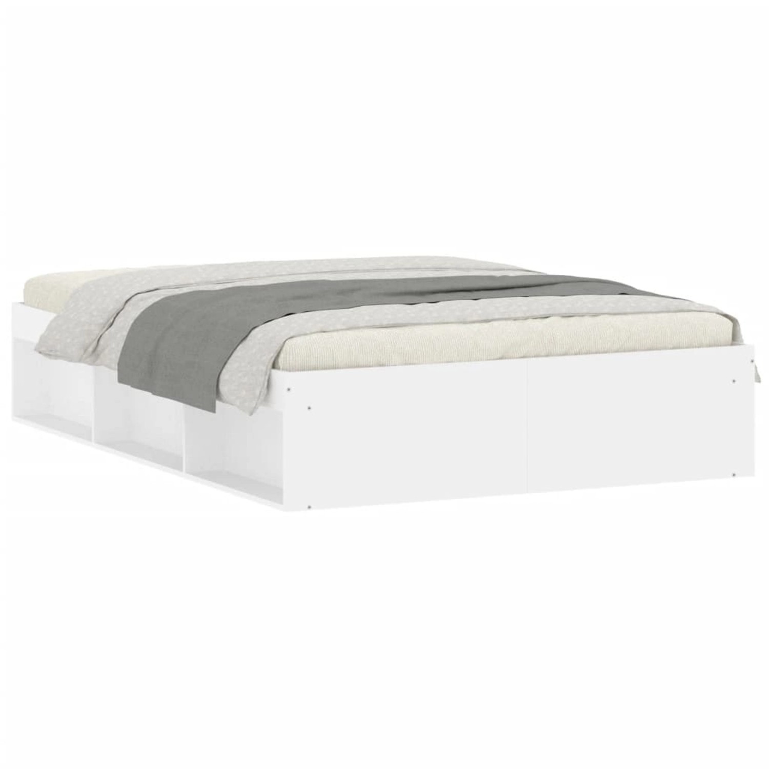 vidaXL Bettgestell Weiß 135x190 cm1926592 vidaXL Bettgestell Weiß 135x190 cm1926592 von VIDAXL