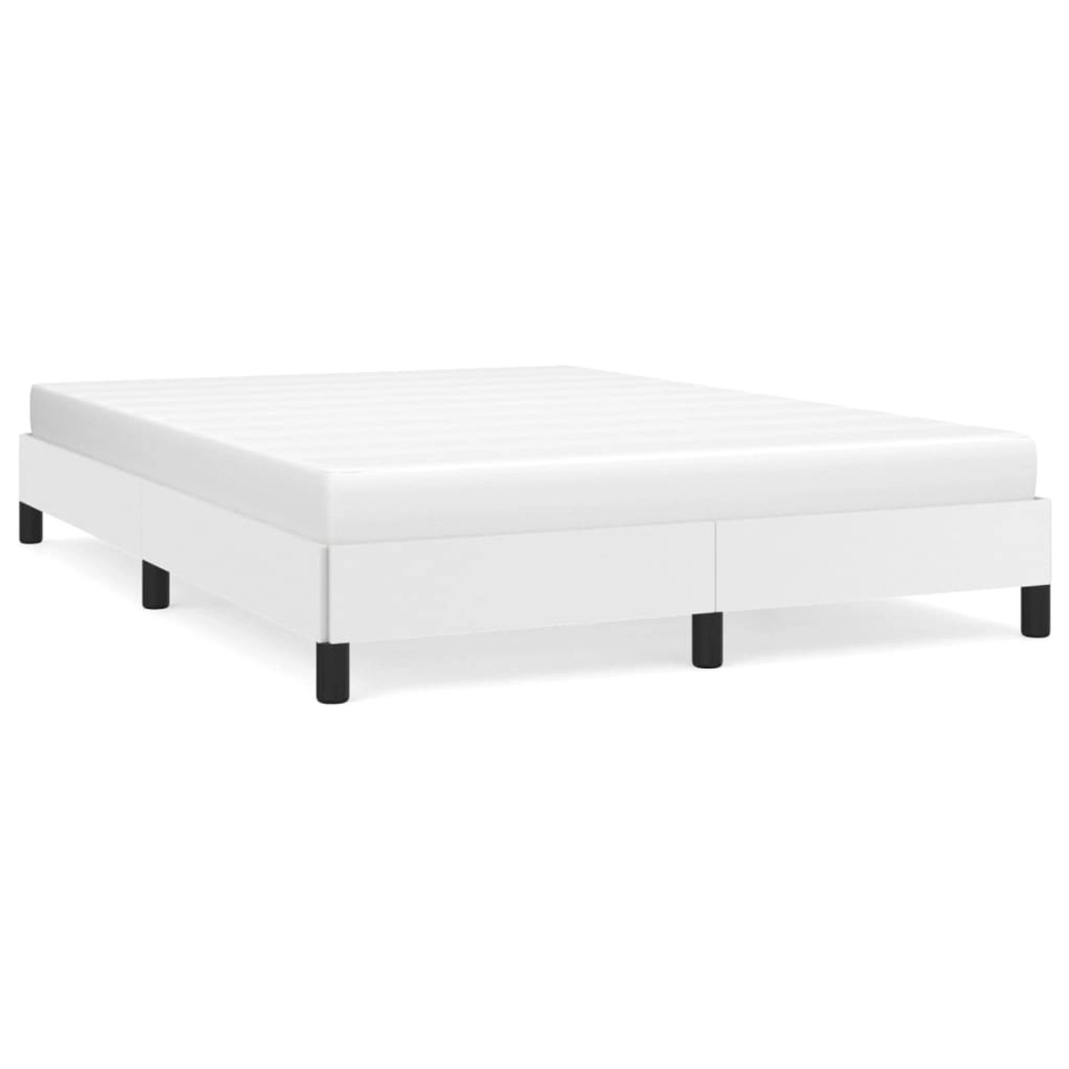 vidaXL Bettgestell Weiß 140x190 cm Kunstleder Modell 11398800 vidaXL Bettgestell Weiß 140x190 cm Kunstleder Modell 11398800 von VIDAXL
