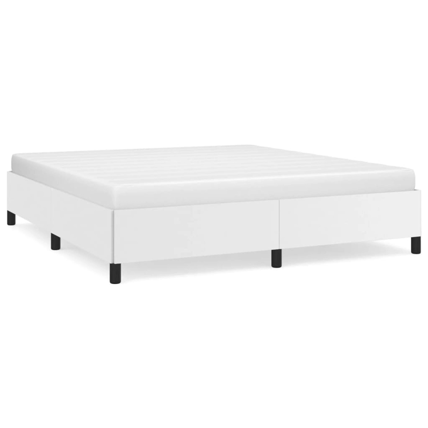 vidaXL Bettgestell Weiß 180x200 cm Kunstleder1370099 vidaXL Bettgestell Weiß 180x200 cm Kunstleder1370099 von VIDAXL