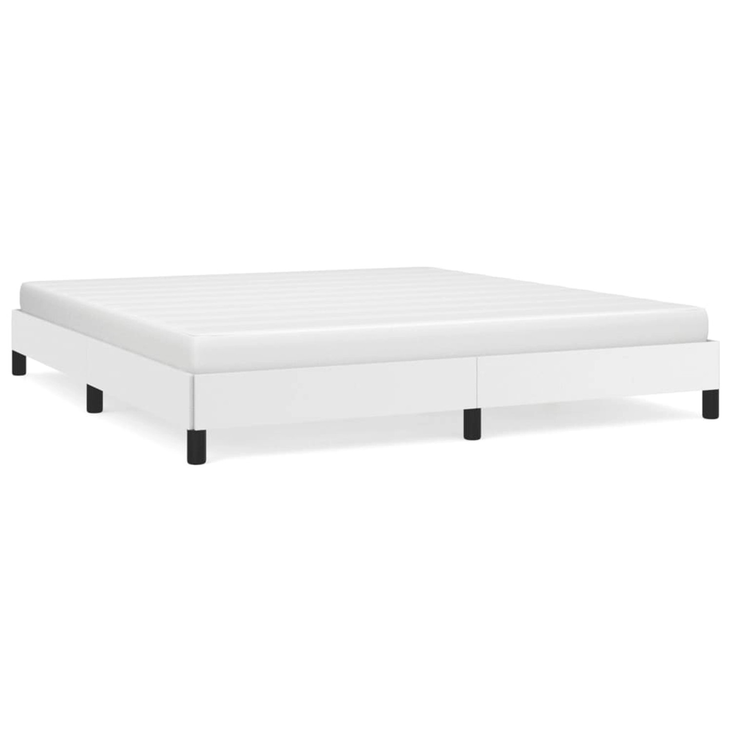 vidaXL Bettgestell Weiß 180x200 cm Kunstleder1371047 vidaXL Bettgestell Weiß 180x200 cm Kunstleder1371047 von VIDAXL