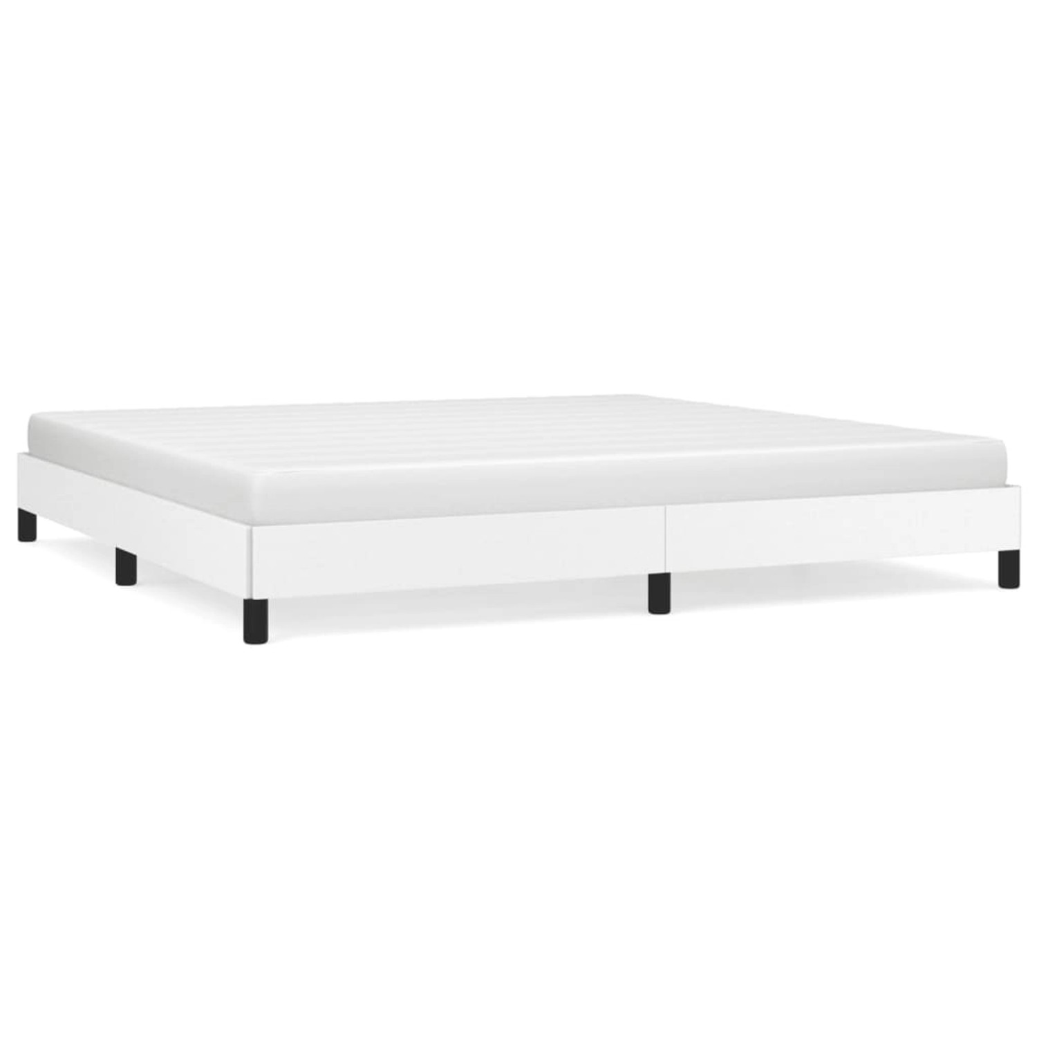 vidaXL Bettgestell Weiß 200x200 cm Kunstleder1378468 vidaXL Bettgestell Weiß 200x200 cm Kunstleder1378468 von VIDAXL
