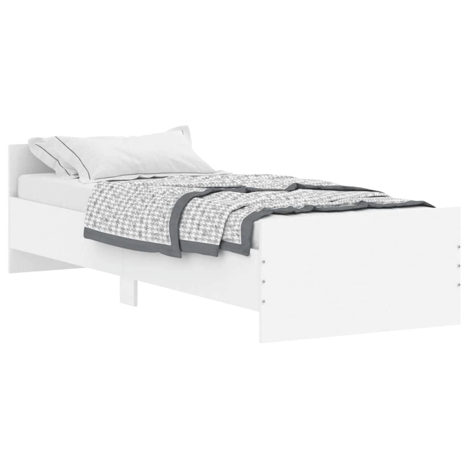vidaXL Bettgestell Weiß 75x190 cm Holzwerkstoff1907957 vidaXL Bettgestell Weiß 75x190 cm Holzwerkstoff1907957 von VIDAXL