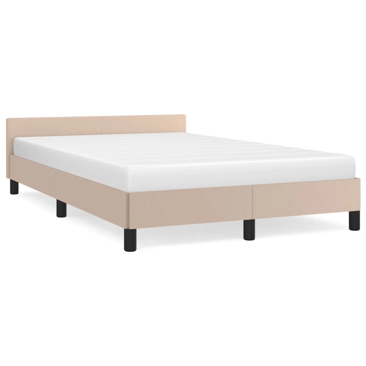 vidaXL Bettgestell mit Kopfteil Cappuccino-Braun 120x200 cm Kunstleder Modell 21367186 vidaXL Bettgestell mit Kopfteil Cappuccino-Braun 120x200 cm Kunstleder Modell 21367186 von VIDAXL