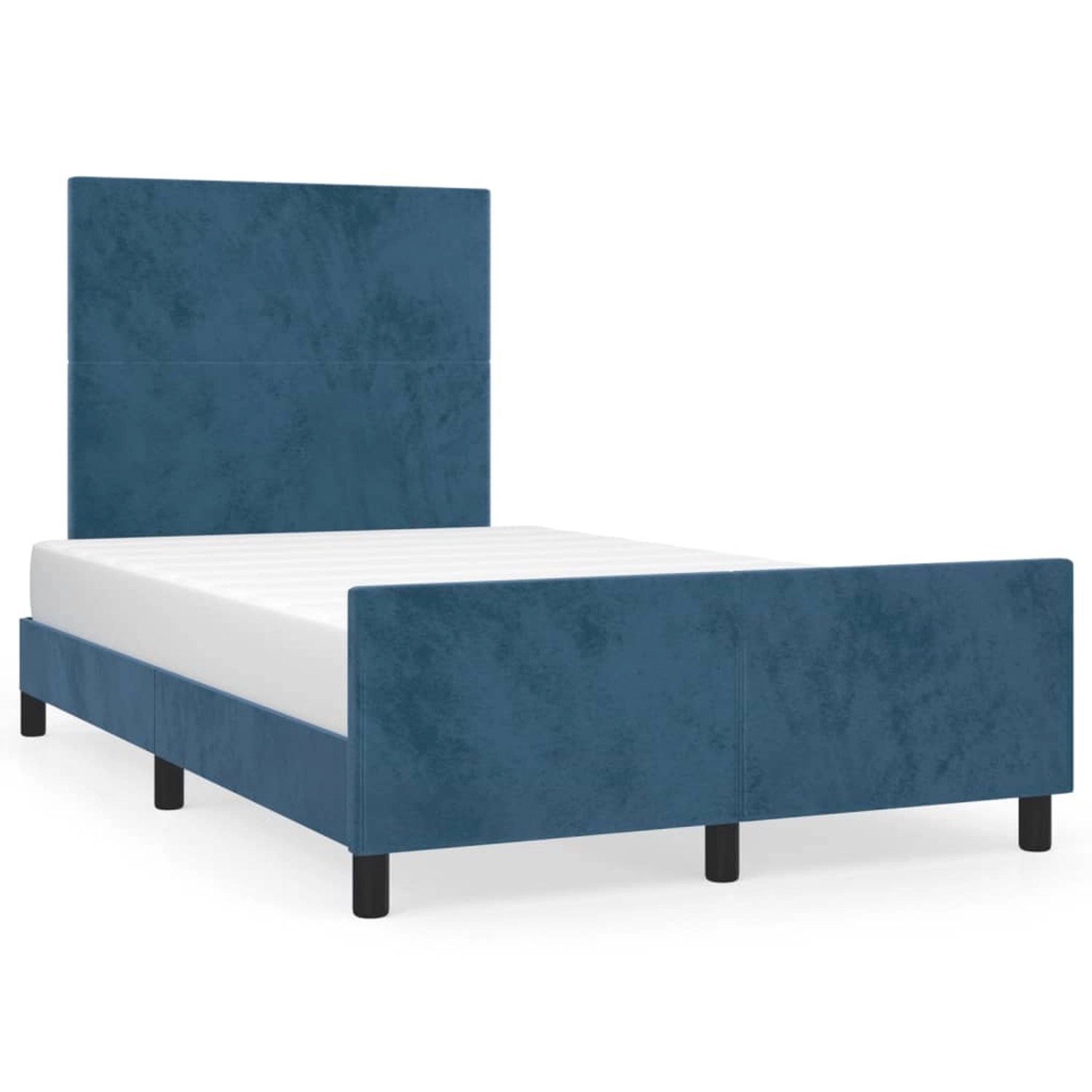 vidaXL Bettgestell mit Kopfteil Dunkelblau 120x200 cm Samt Modell 51368024 vidaXL Bettgestell mit Kopfteil Dunkelblau 120x200 cm Samt Modell 51368024 von VIDAXL