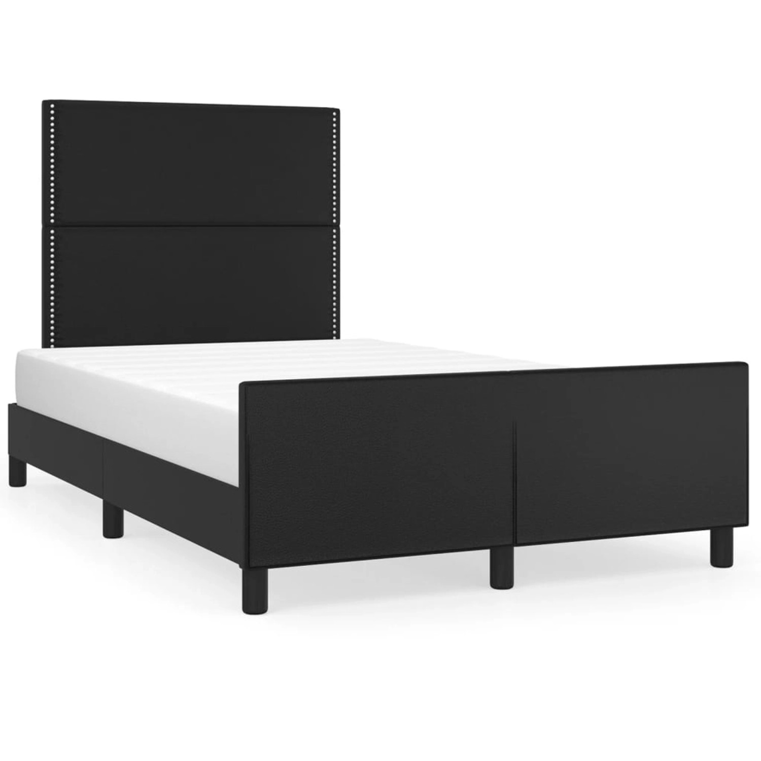 vidaXL Bettgestell mit Kopfteil Schwarz 120x200 cm Kunstleder Modell 11399493 vidaXL Bettgestell mit Kopfteil Schwarz 120x200 cm Kunstleder Modell 11399493 von VIDAXL