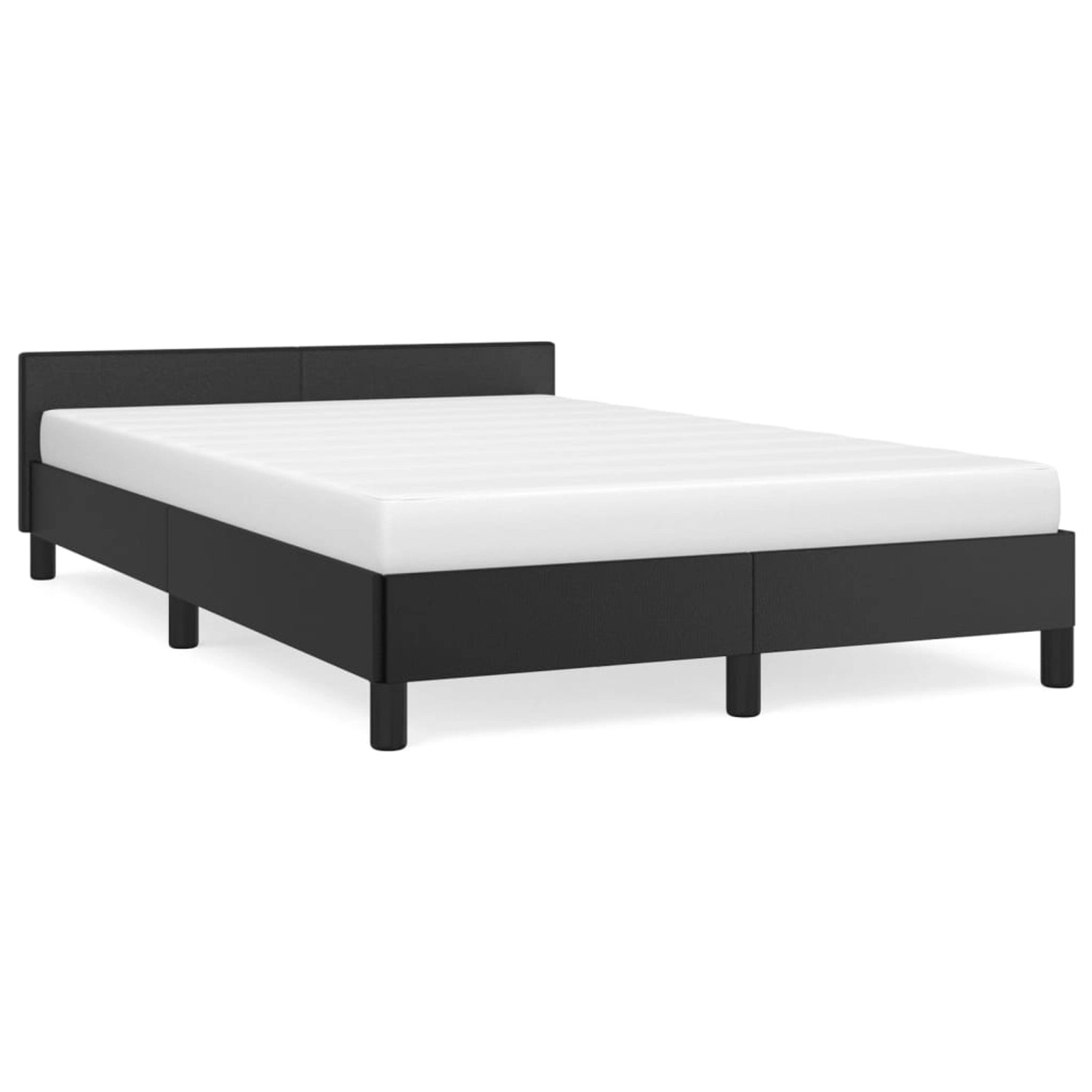 vidaXL Bettgestell mit Kopfteil Schwarz 120x200 cm Kunstleder Modell 31399528 vidaXL Bettgestell mit Kopfteil Schwarz 120x200 cm Kunstleder Modell 31399528 von VIDAXL