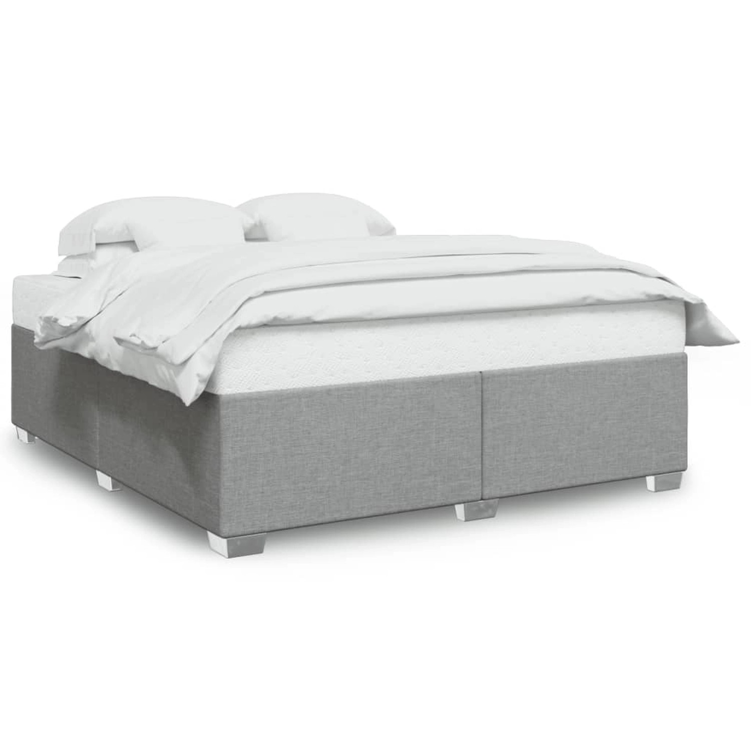 vidaXL Bettgestell ohne Matratze Hellgrau 180x200 cm Stoff2097203 vidaXL Bettgestell ohne Matratze Hellgrau 180x200 cm Stoff2097203 von VIDAXL