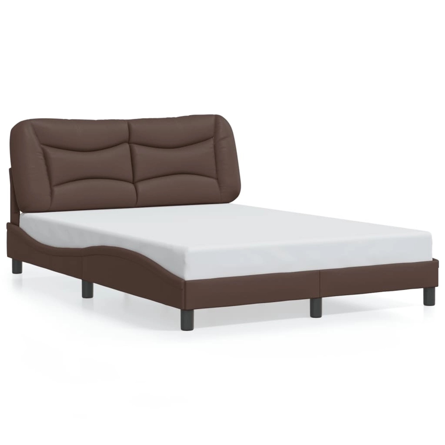vidaXL Bettgestell ohne Matratze Hvar Braun 140x200 cm Kunstleder 3208004 vidaXL Bettgestell ohne Matratze Hvar Braun 140x200 cm Kunstleder 3208004 von VIDAXL