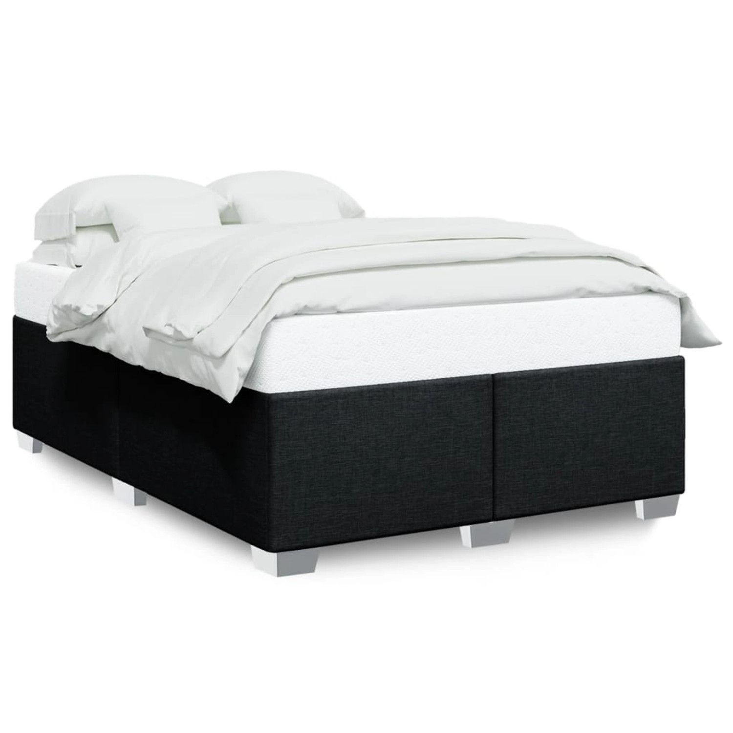 vidaXL Bettgestell ohne Matratze Schwarz 140x190 cm Stoff2097207 vidaXL Bettgestell ohne Matratze Schwarz 140x190 cm Stoff2097207 von VIDAXL