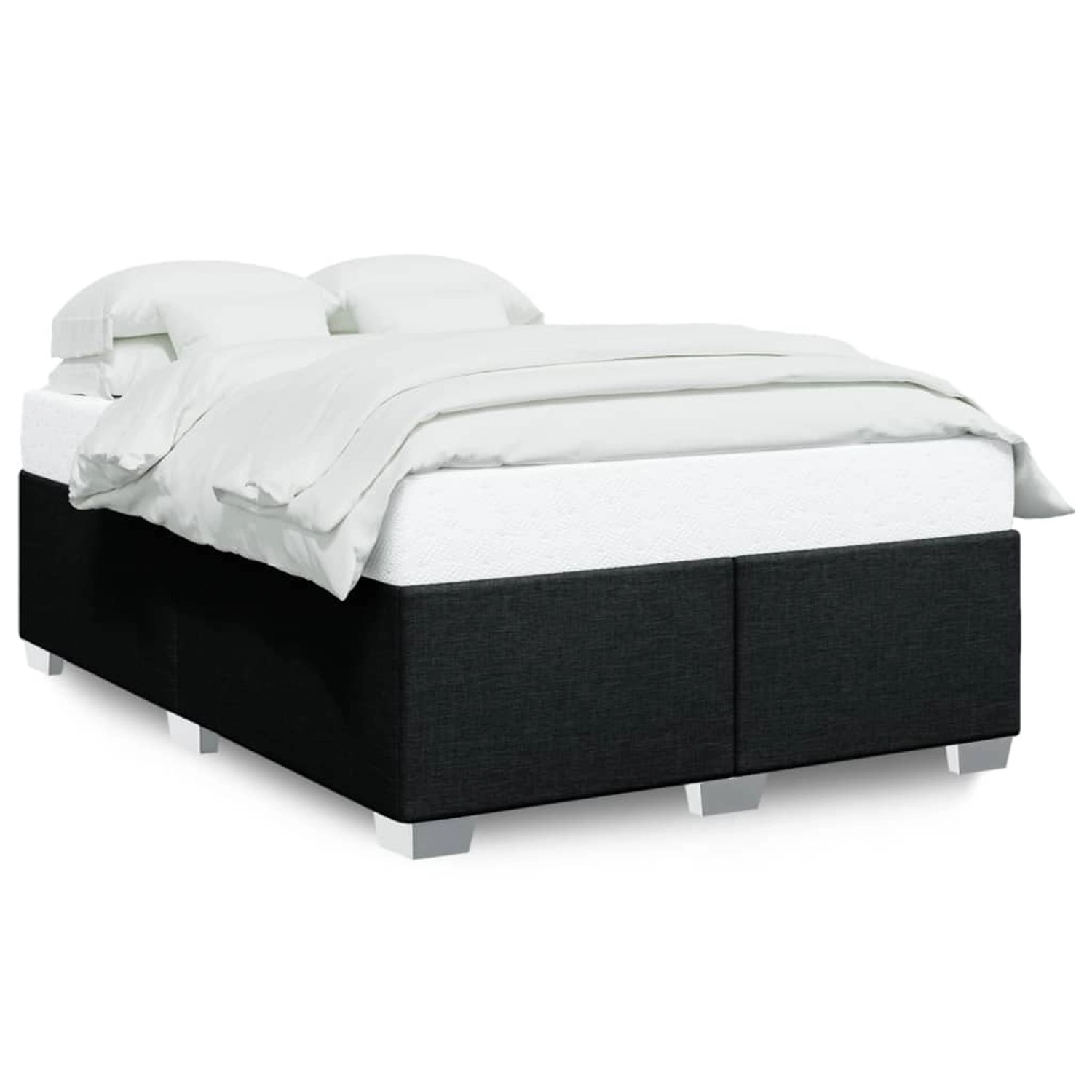 vidaXL Bettgestell ohne Matratze Schwarz 140x200 cm Stoff2101088 vidaXL Bettgestell ohne Matratze Schwarz 140x200 cm Stoff2101088 von VIDAXL