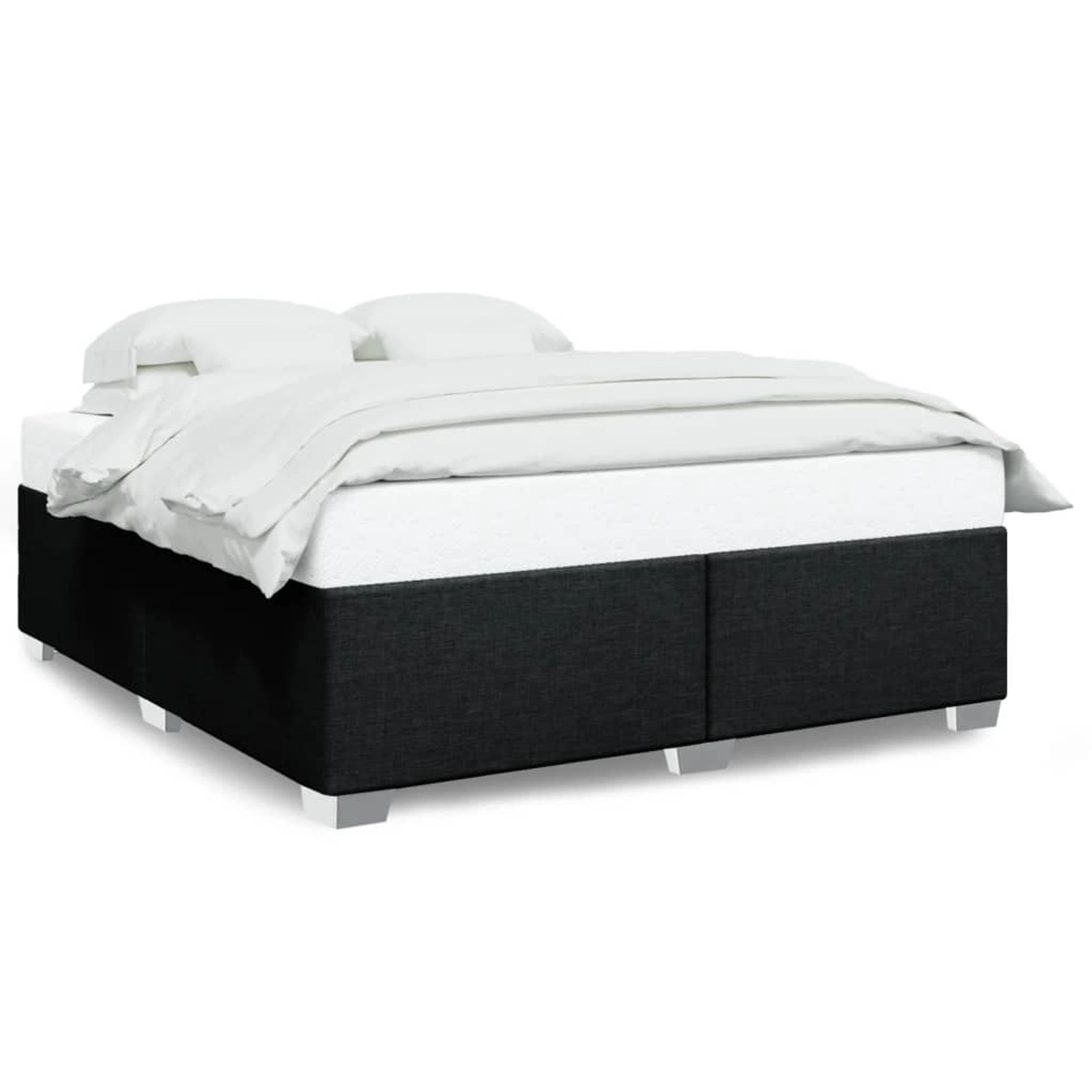 vidaXL Bettgestell ohne Matratze Schwarz 180x200 cm Stoff2101087 vidaXL Bettgestell ohne Matratze Schwarz 180x200 cm Stoff2101087 von VIDAXL