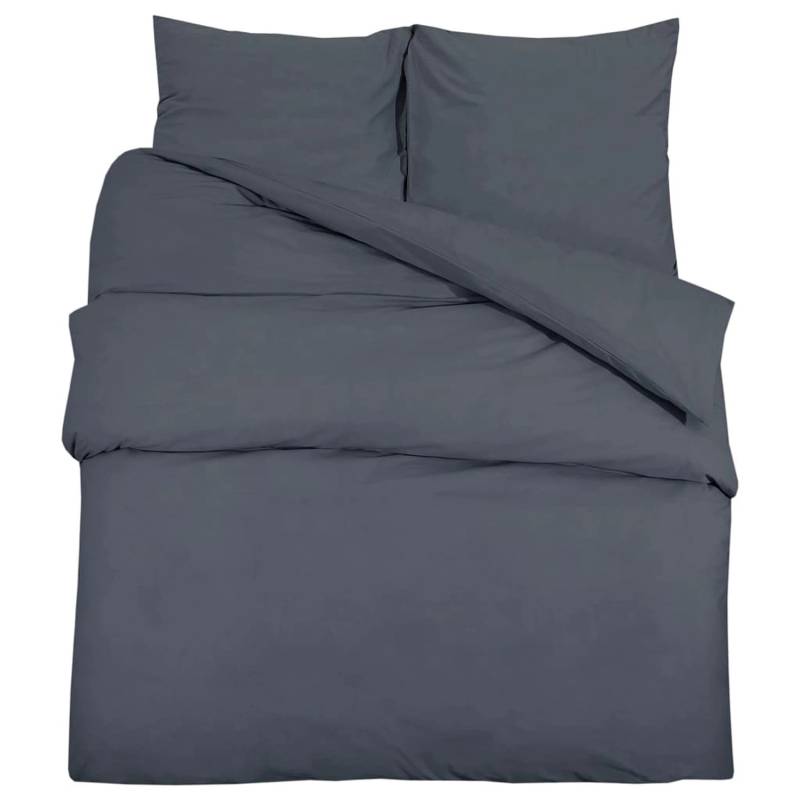 vidaXL Bettwäsche-Set Anthrazit 135x200 cm Leichte Mikrofaser 135941 vidaXL Bettwäsche-Set Anthrazit 135x200 cm Leichte Mikrofaser 135941 von VIDAXL