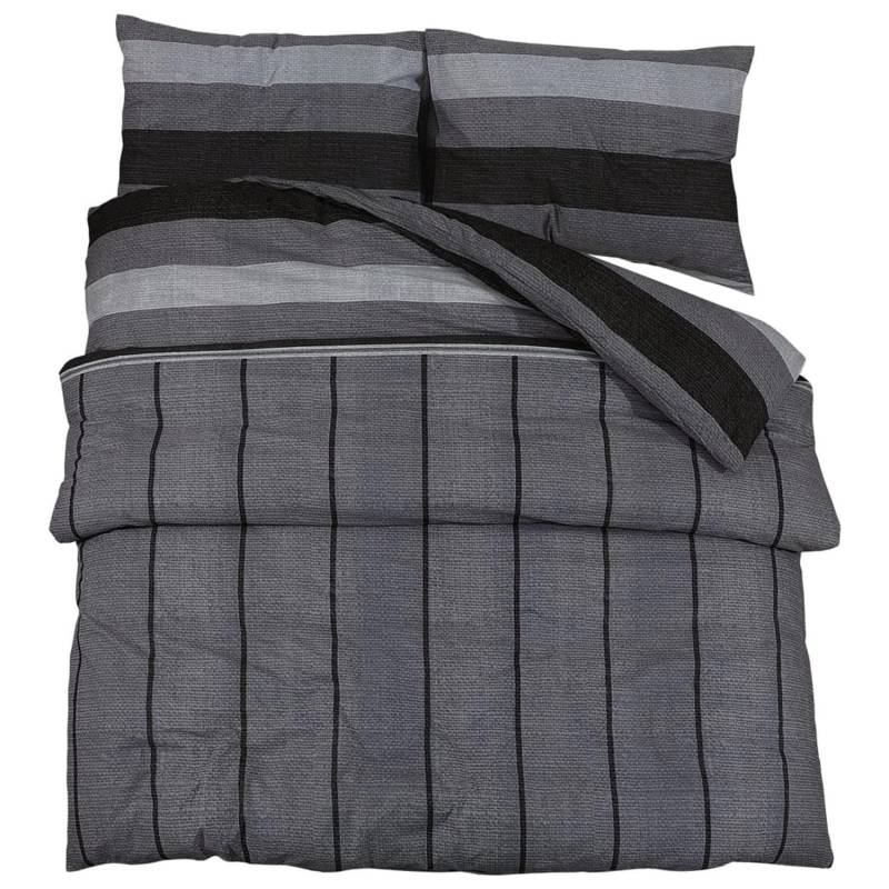 vidaXL Bettwäsche-Set Dunkelgrau 220x240 cm Baumwolle 136422 vidaXL Bettwäsche-Set Dunkelgrau 220x240 cm Baumwolle 136422 von VIDAXL