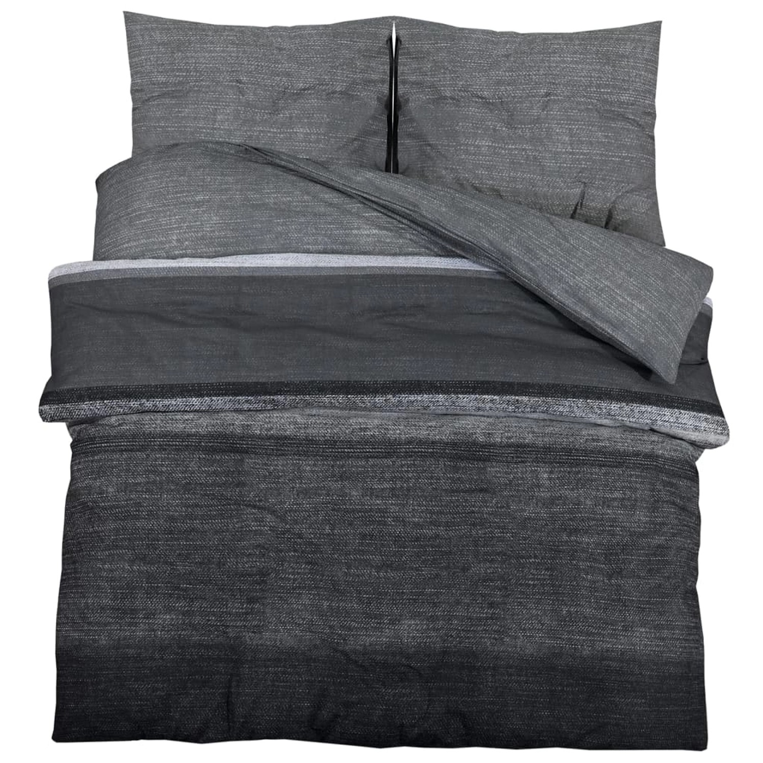 vidaXL Bettwäsche-Set Dunkelgrau 240x220 cm Baumwolle 136479 vidaXL Bettwäsche-Set Dunkelgrau 240x220 cm Baumwolle 136479 von VIDAXL