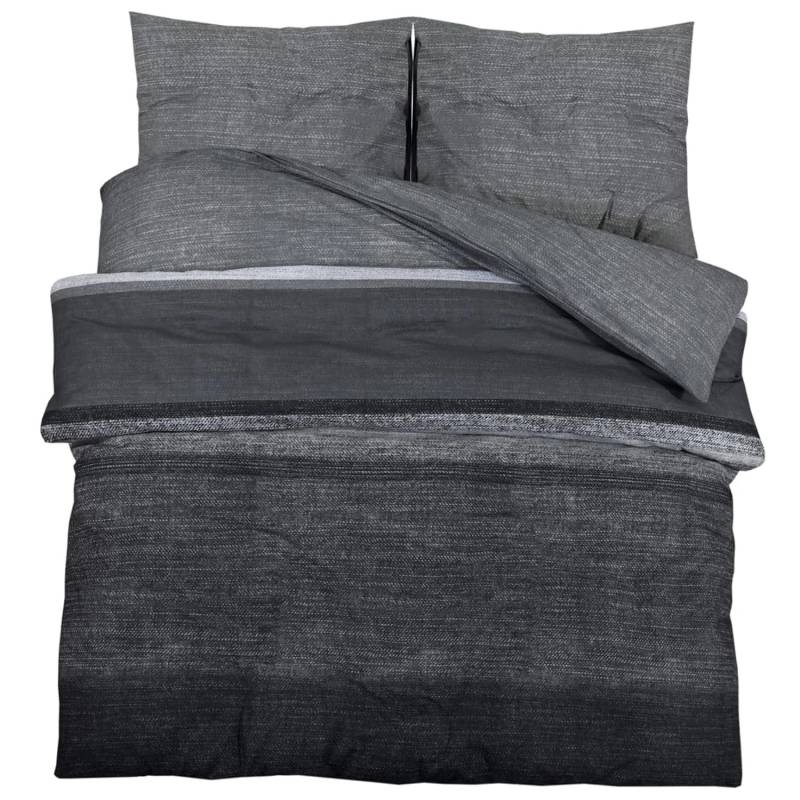 vidaXL Bettwäsche-Set Dunkelgrau 240x220 cm Baumwolle 136479 vidaXL Bettwäsche-Set Dunkelgrau 240x220 cm Baumwolle 136479 von VIDAXL