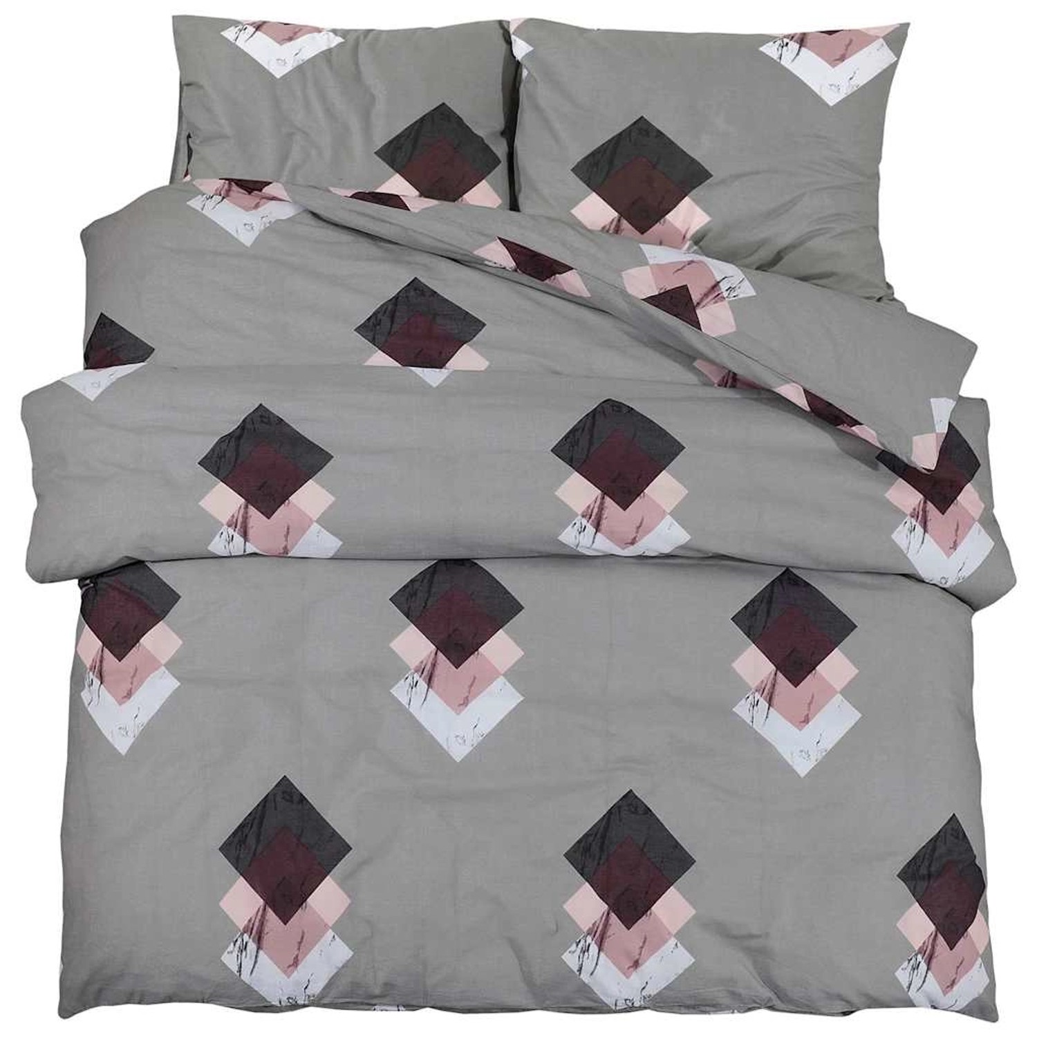 vidaXL Bettwäsche-Set Grau 155x220 cm Baumwolle 136470 vidaXL Bettwäsche-Set Grau 155x220 cm Baumwolle 136470 von VIDAXL