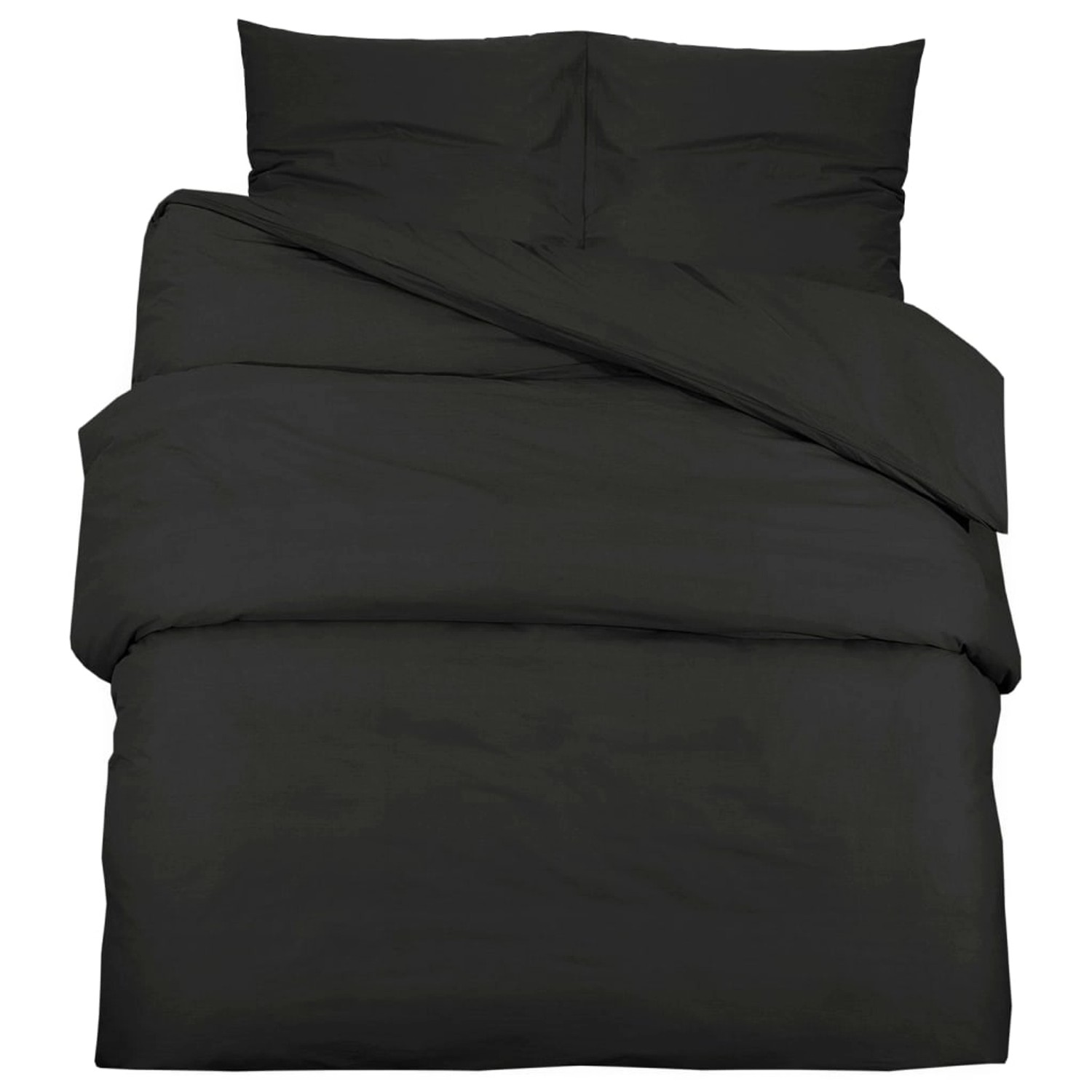 vidaXL Bettwäsche-Set Schwarz 260x240 cm Leichte Mikrofaser 135972 vidaXL Bettwäsche-Set Schwarz 260x240 cm Leichte Mikrofaser 135972 von VIDAXL