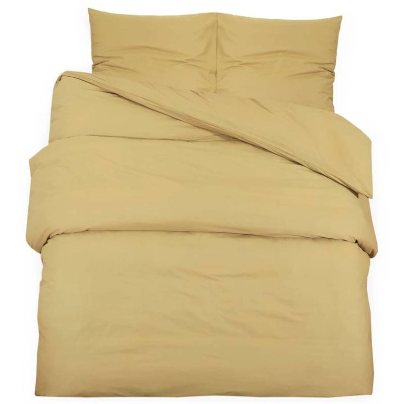 vidaXL Bettwäsche-Set Taupe 220x240 cm Leichte Mikrofaser 135987 vidaXL Bettwäsche-Set Taupe 220x240 cm Leichte Mikrofaser 135987 von VIDAXL