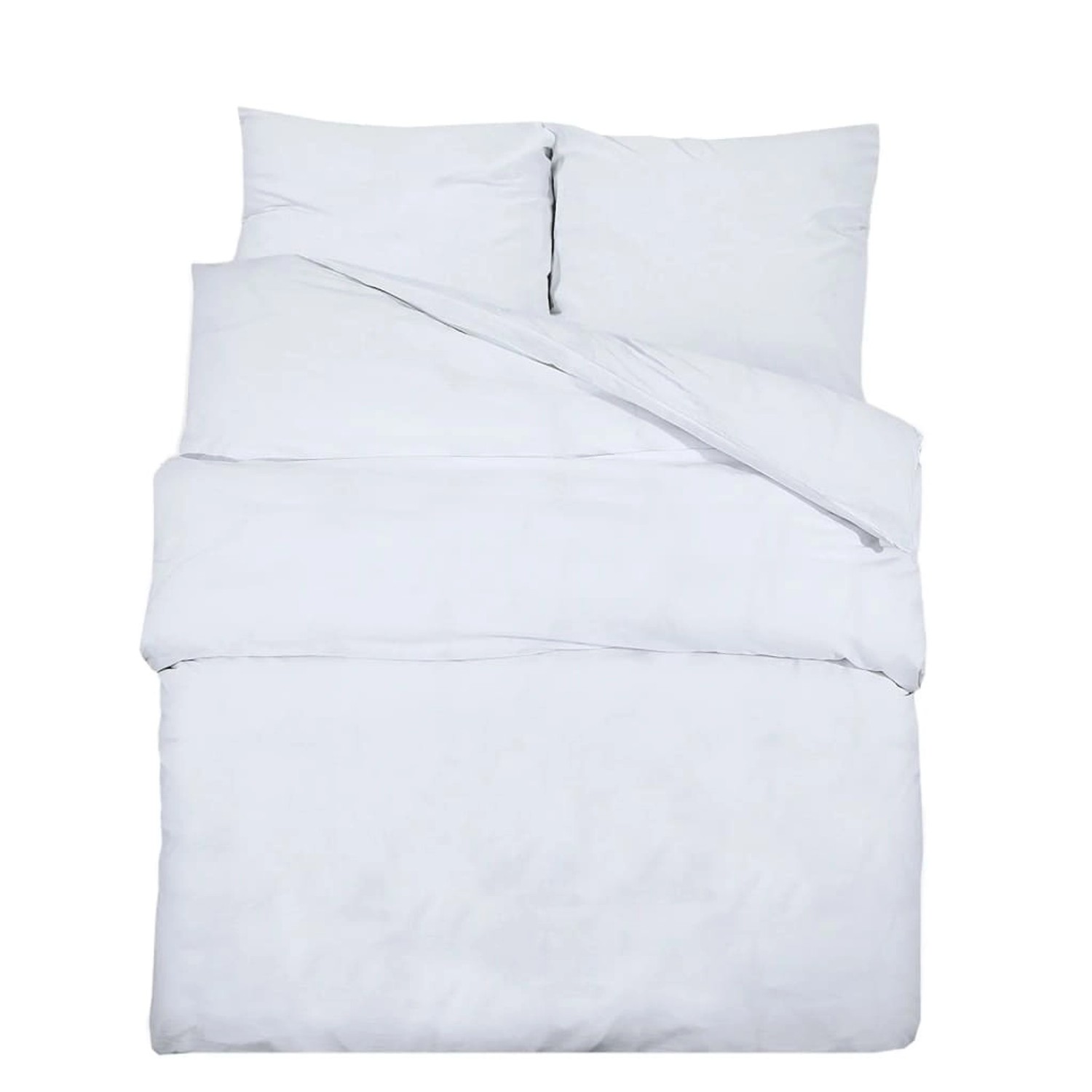 vidaXL Bettwäsche-Set Weiß 135x200 cm Leichte Mikrofaser 136022 vidaXL Bettwäsche-Set Weiß 135x200 cm Leichte Mikrofaser 136022 von VIDAXL