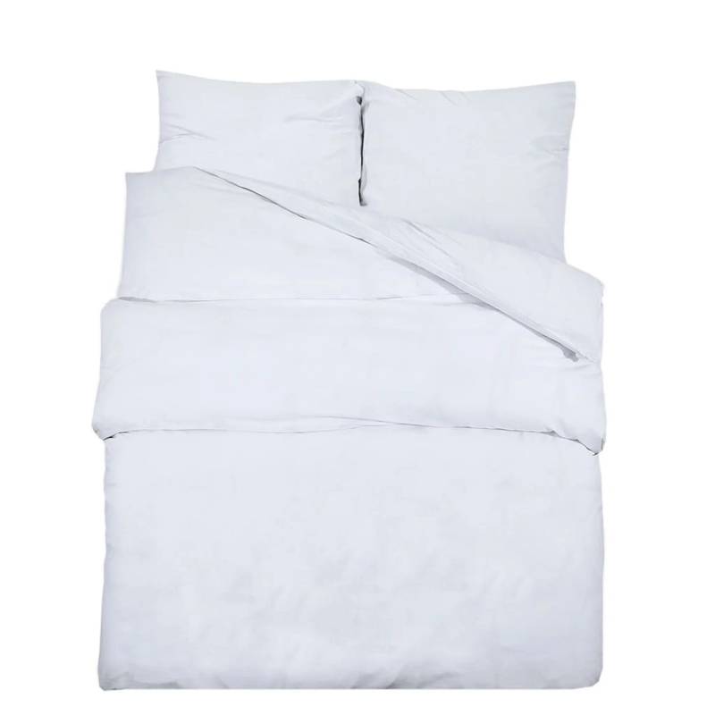 vidaXL Bettwäsche-Set Weiß 135x200 cm Leichte Mikrofaser 136022 vidaXL Bettwäsche-Set Weiß 135x200 cm Leichte Mikrofaser 136022 von VIDAXL