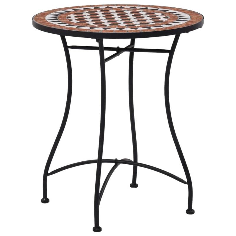 vidaXL Bistrotisch Mosaik Keramik Braun 60 cm 46713 von VIDAXL