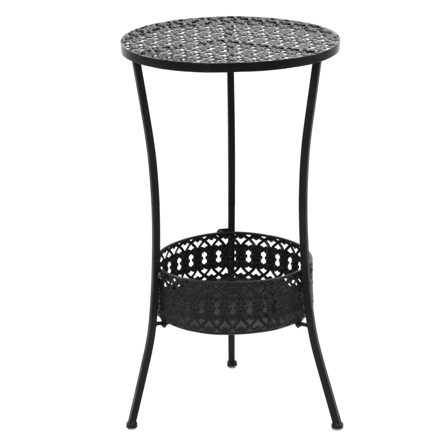 vidaXL Bistrotisch Schwarz 40x70cm Metall 245939 vidaXL Bistrotisch Schwarz 40x70cm Metall 245939 von VIDAXL
