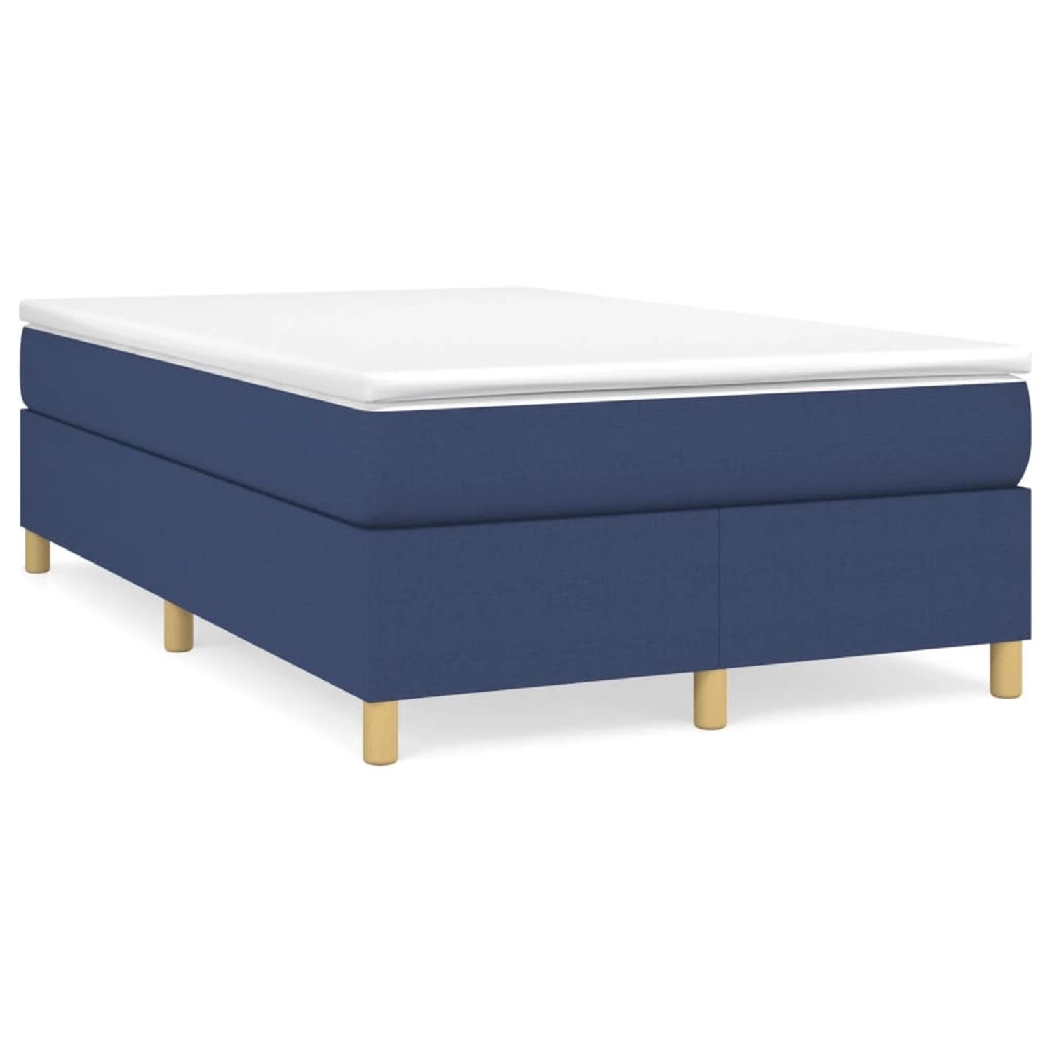 vidaXL Boxspringbett Blau 120x200 cm Stoff1357470 vidaXL Boxspringbett Blau 120x200 cm Stoff1357470 von VIDAXL