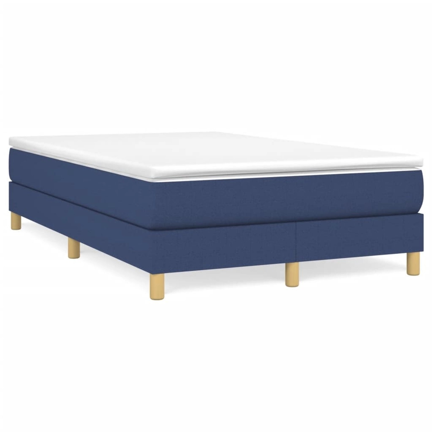 vidaXL Boxspringbett Blau 120x200 cm Stoff1370993 vidaXL Boxspringbett Blau 120x200 cm Stoff1370993 von VIDAXL