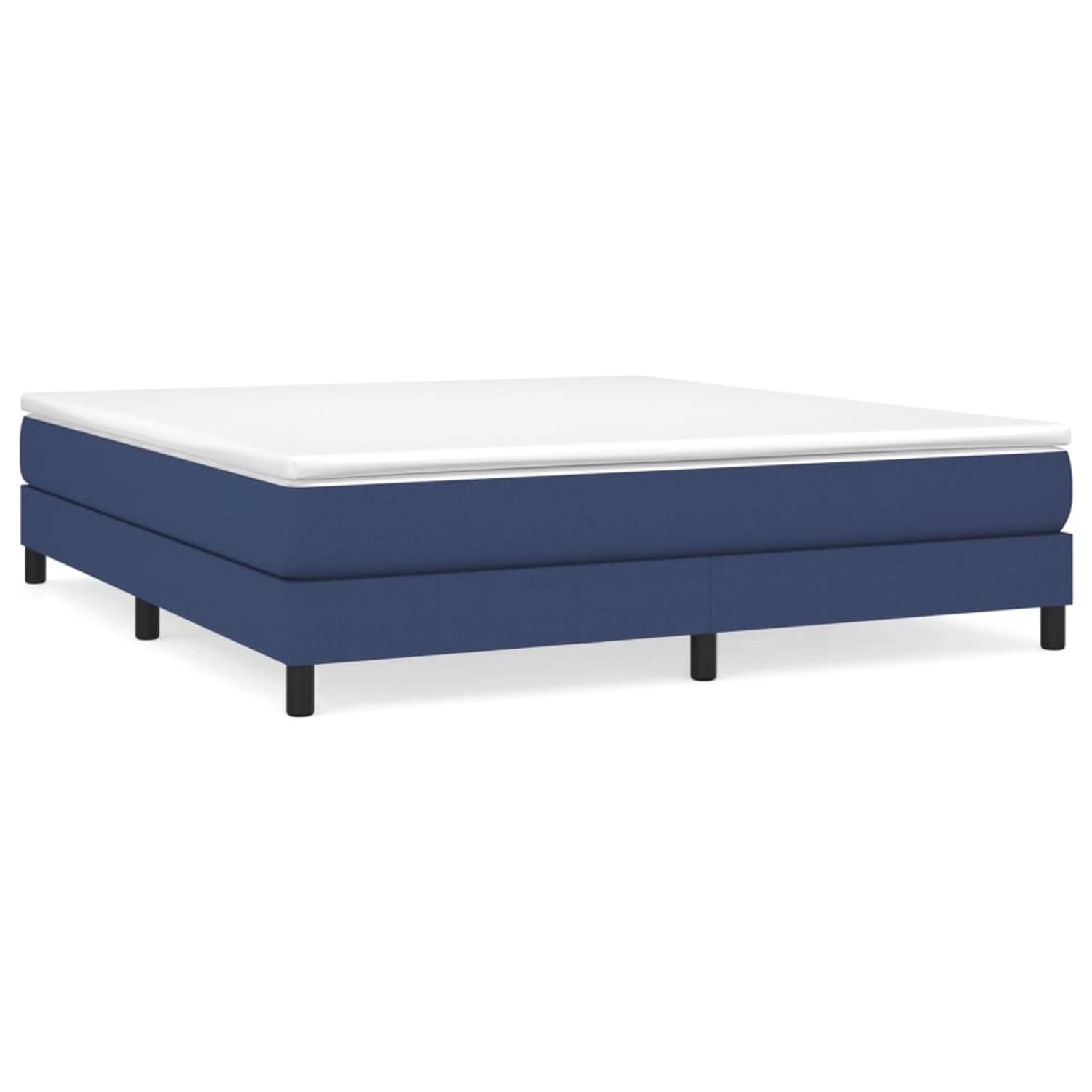 vidaXL Boxspringbett Blau 160x200 cm Stoff1359461 vidaXL Boxspringbett Blau 160x200 cm Stoff1359461 von VIDAXL