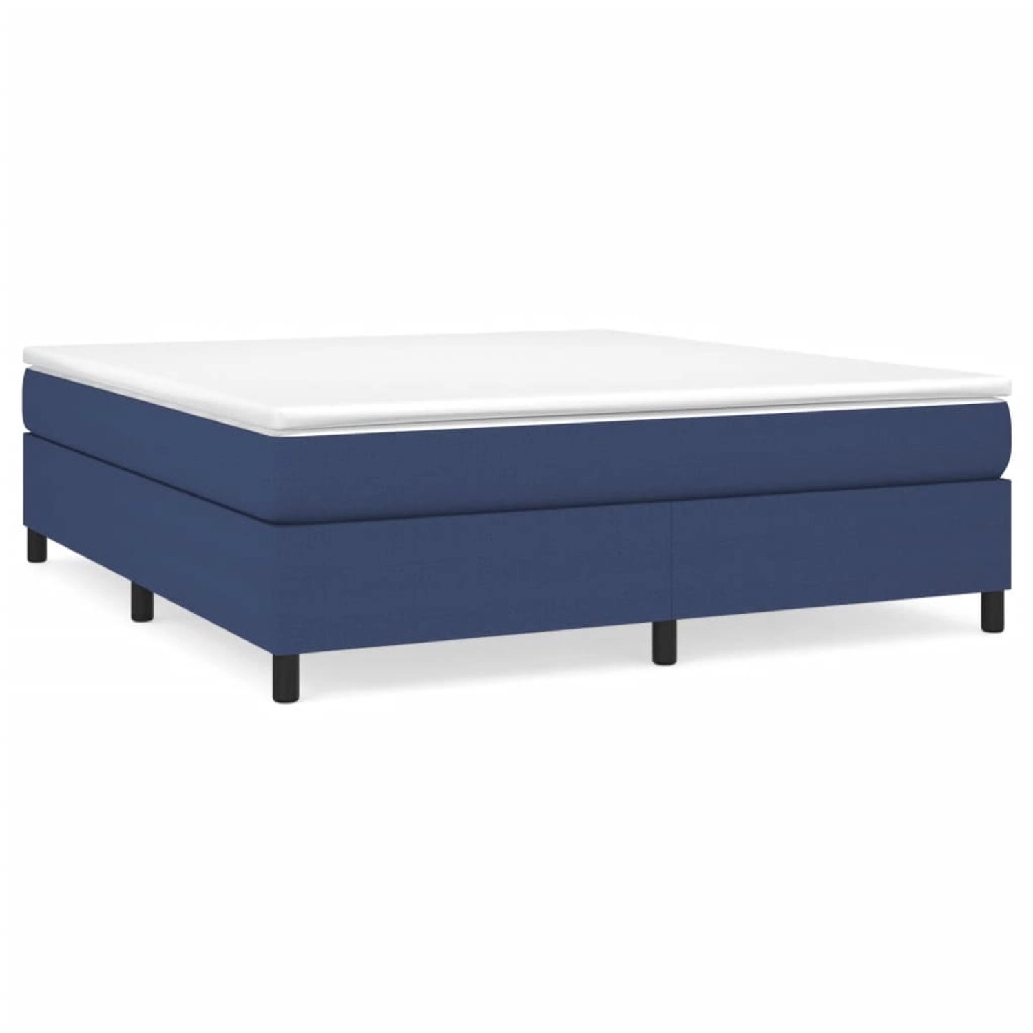 vidaXL Boxspringbett Blau 160x200 cm Stoff1393550 vidaXL Boxspringbett Blau 160x200 cm Stoff1393550 von VIDAXL