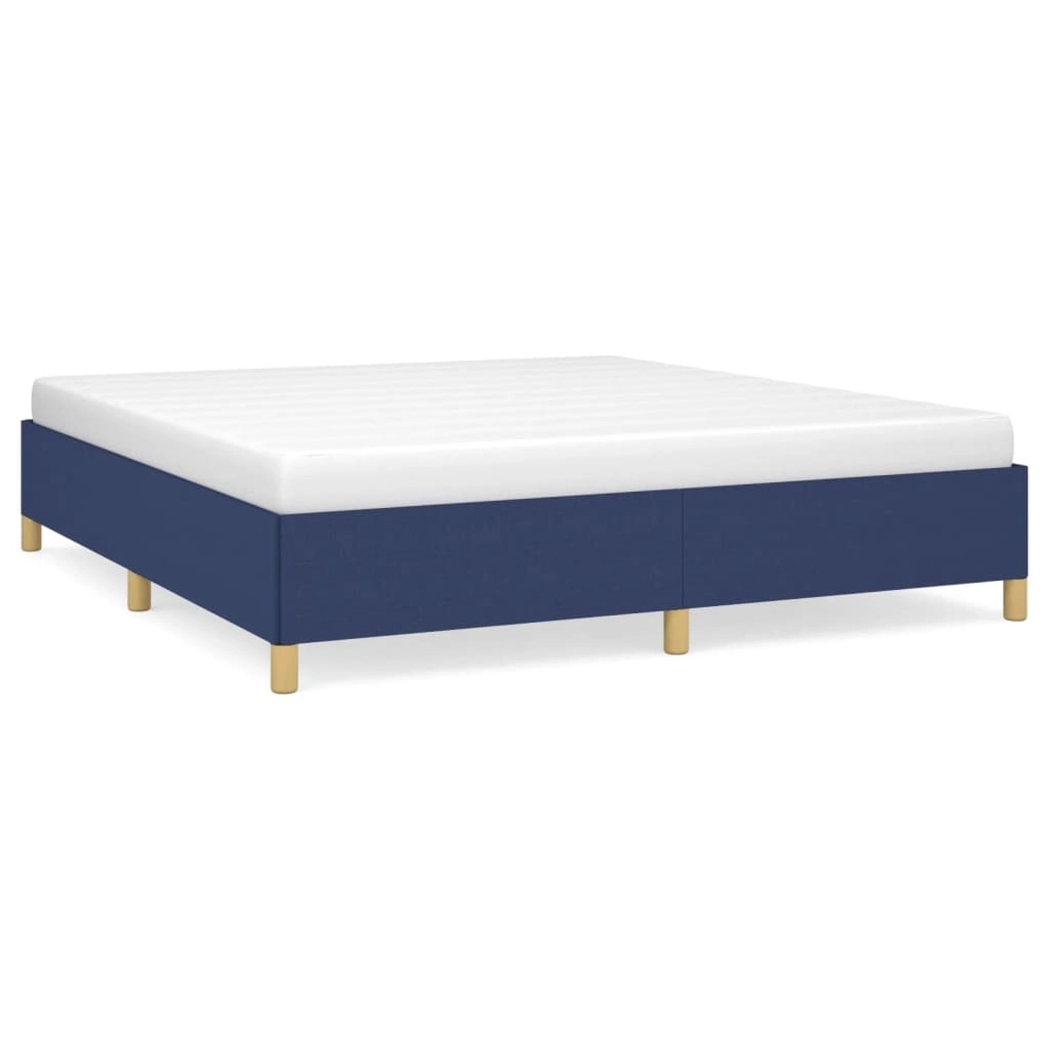 vidaXL Boxspringbett Blau 180x200 cm Stoff1396823 vidaXL Boxspringbett Blau 180x200 cm Stoff1396823 von VIDAXL