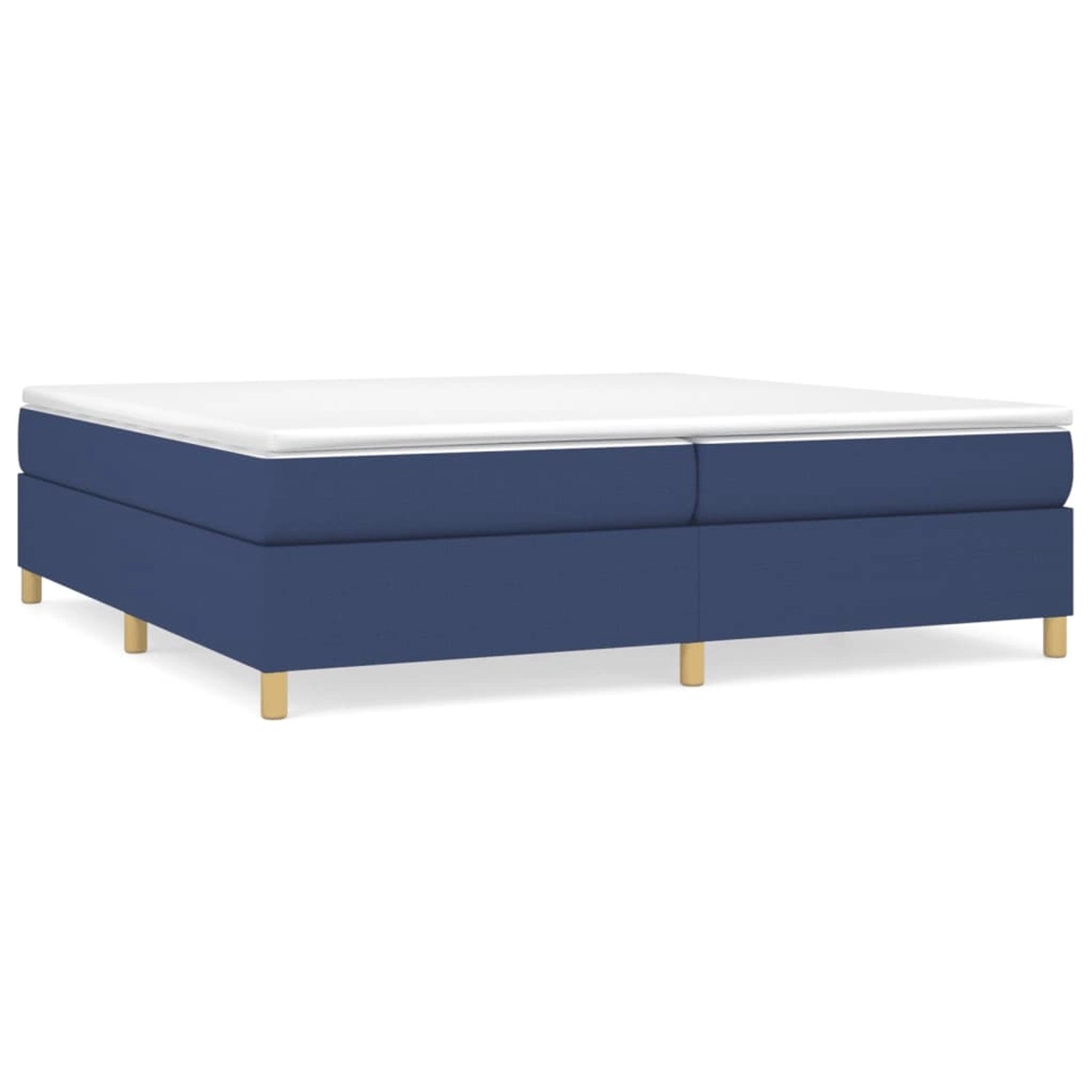 vidaXL Boxspringbett Blau 200x200 cm Stoff1378292 vidaXL Boxspringbett Blau 200x200 cm Stoff1378292 von VIDAXL