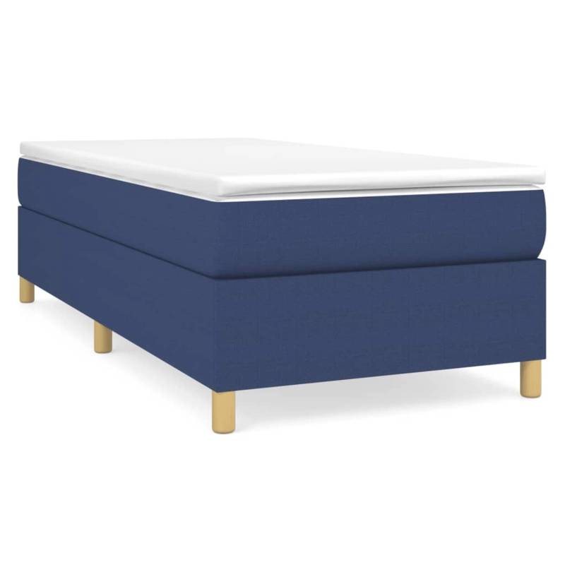 vidaXL Boxspringbett Blau 80x200 cm Stoff1347689 vidaXL Boxspringbett Blau 80x200 cm Stoff1347689 von VIDAXL