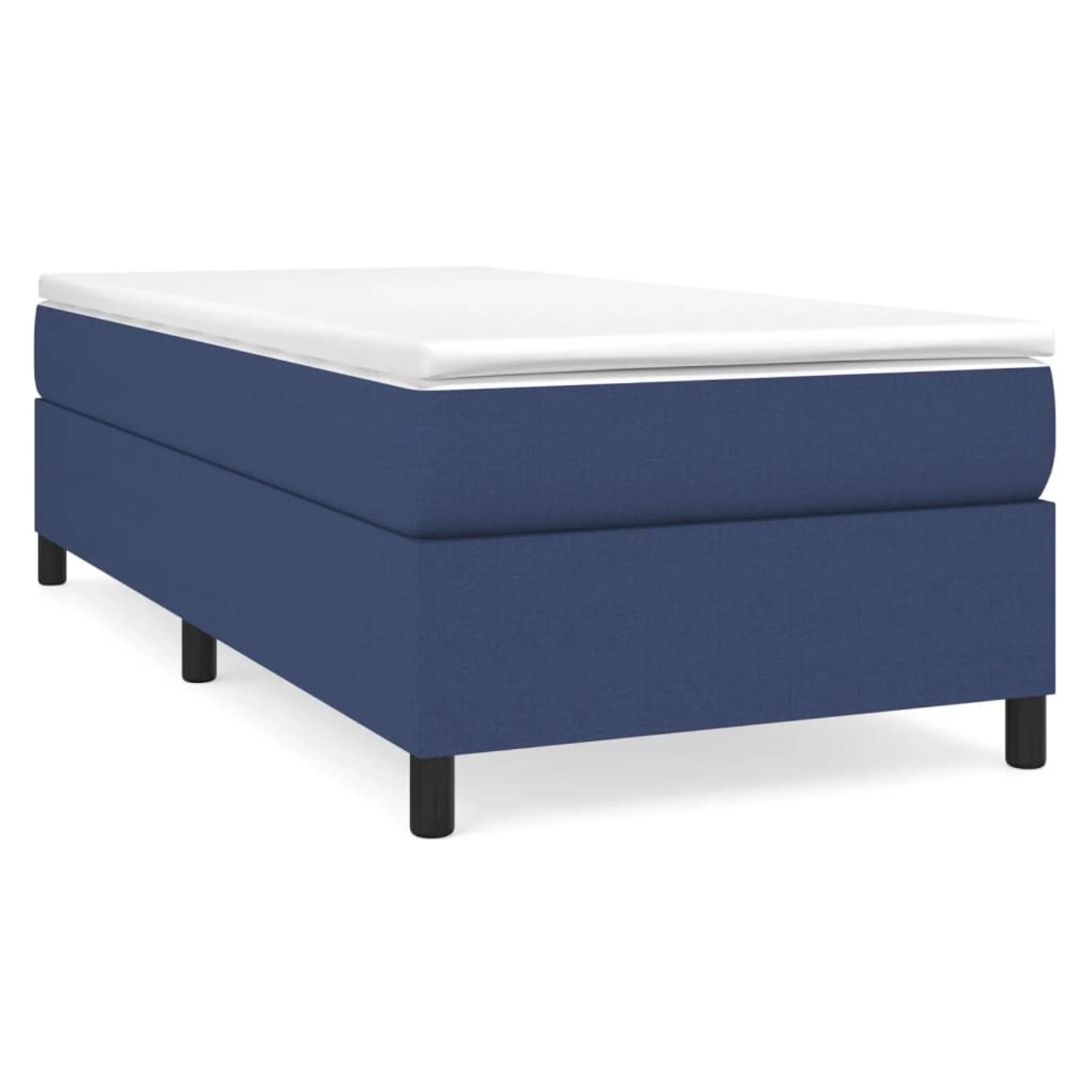 vidaXL Boxspringbett Blau 90x200 cm Stoff1368967 vidaXL Boxspringbett Blau 90x200 cm Stoff1368967 von VIDAXL