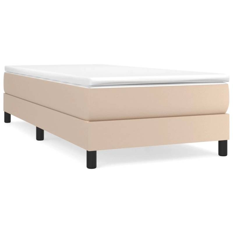 vidaXL Boxspringbett Cappuccino-Braun 90x190 cm Kunstleder1371107 vidaXL Boxspringbett Cappuccino-Braun 90x190 cm Kunstleder1371107 von VIDAXL