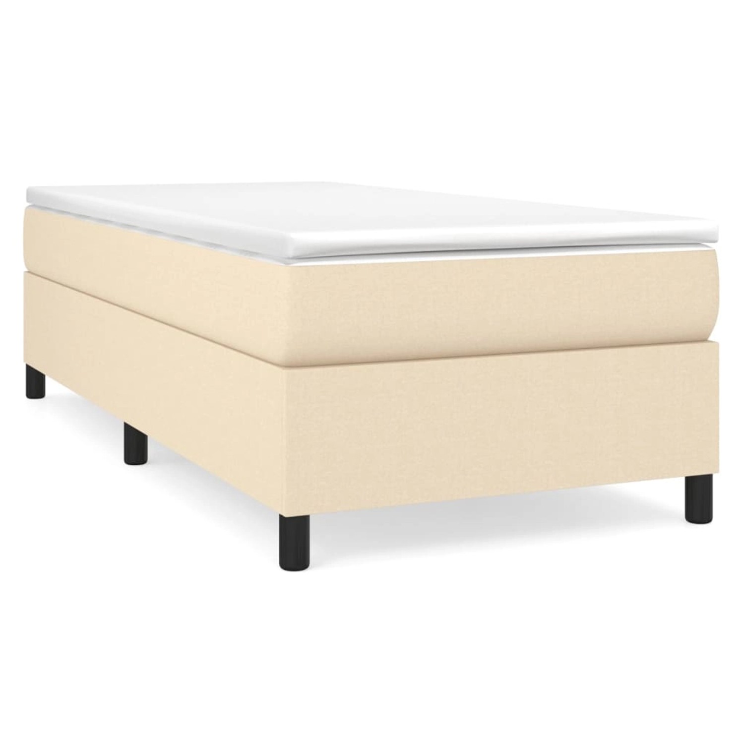 vidaXL Boxspringbett Creme 100x200 cm Stoff1389159 vidaXL Boxspringbett Creme 100x200 cm Stoff1389159 von VIDAXL