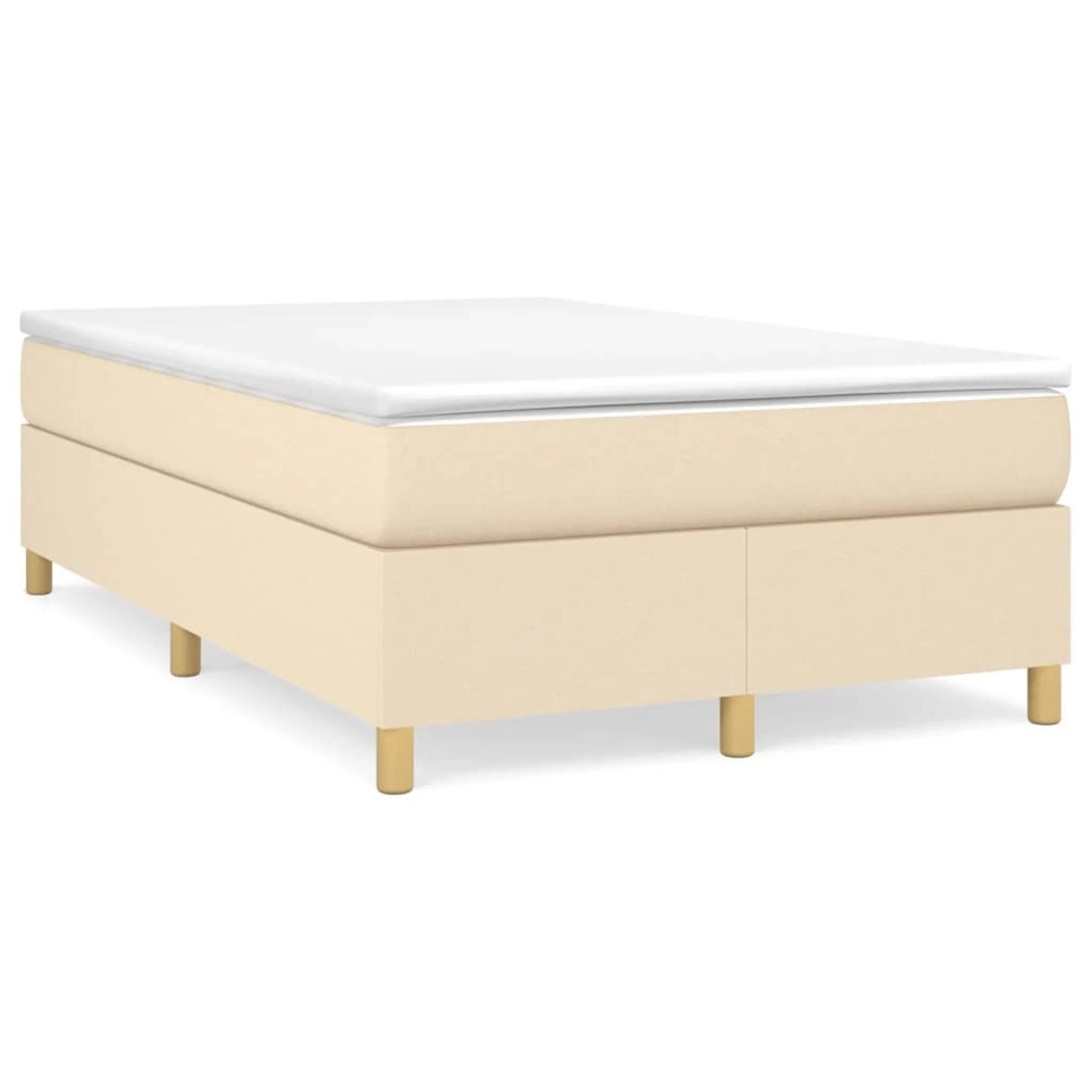 vidaXL Boxspringbett Creme 120x200 cm Stoff1358706 vidaXL Boxspringbett Creme 120x200 cm Stoff1358706 von VIDAXL