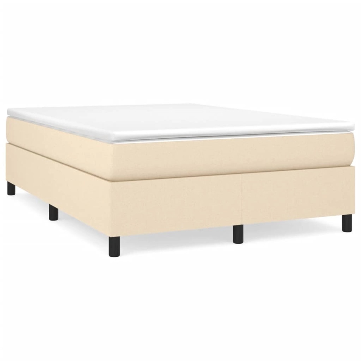 vidaXL Boxspringbett Creme 140x200 cm Stoff1398922 vidaXL Boxspringbett Creme 140x200 cm Stoff1398922 von VIDAXL